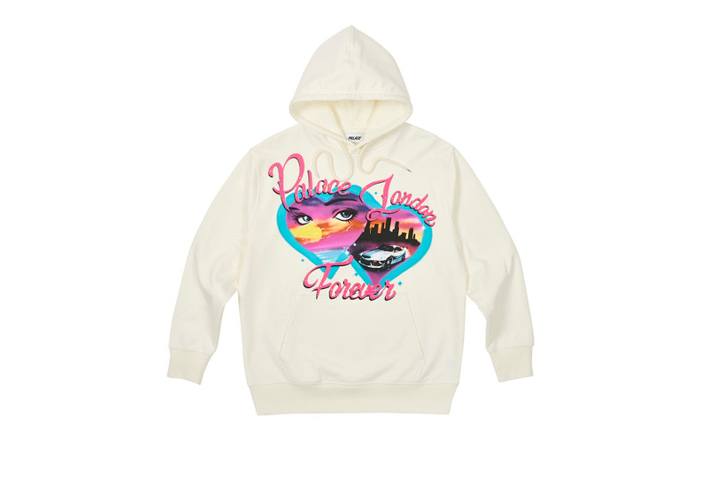 PALACE FOREVER HOOD WHITE - 1