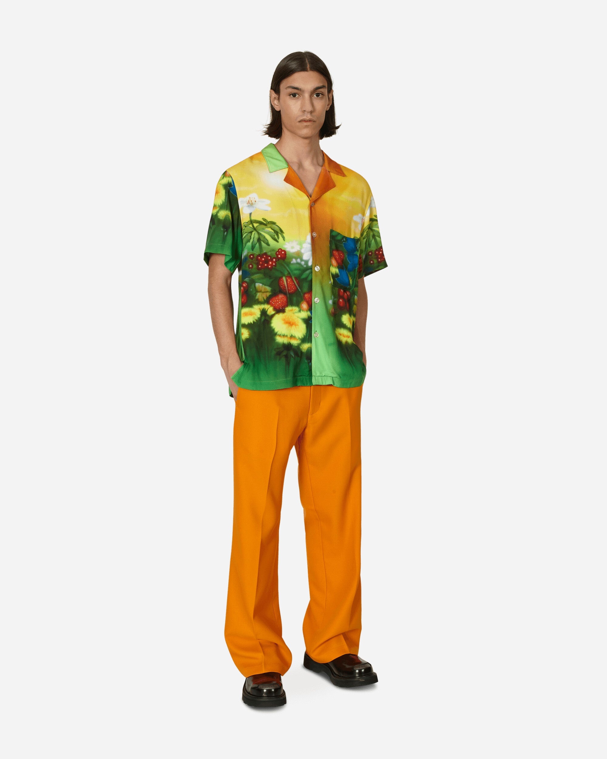 Airbrush Flowers Shirt Multicolor - 4