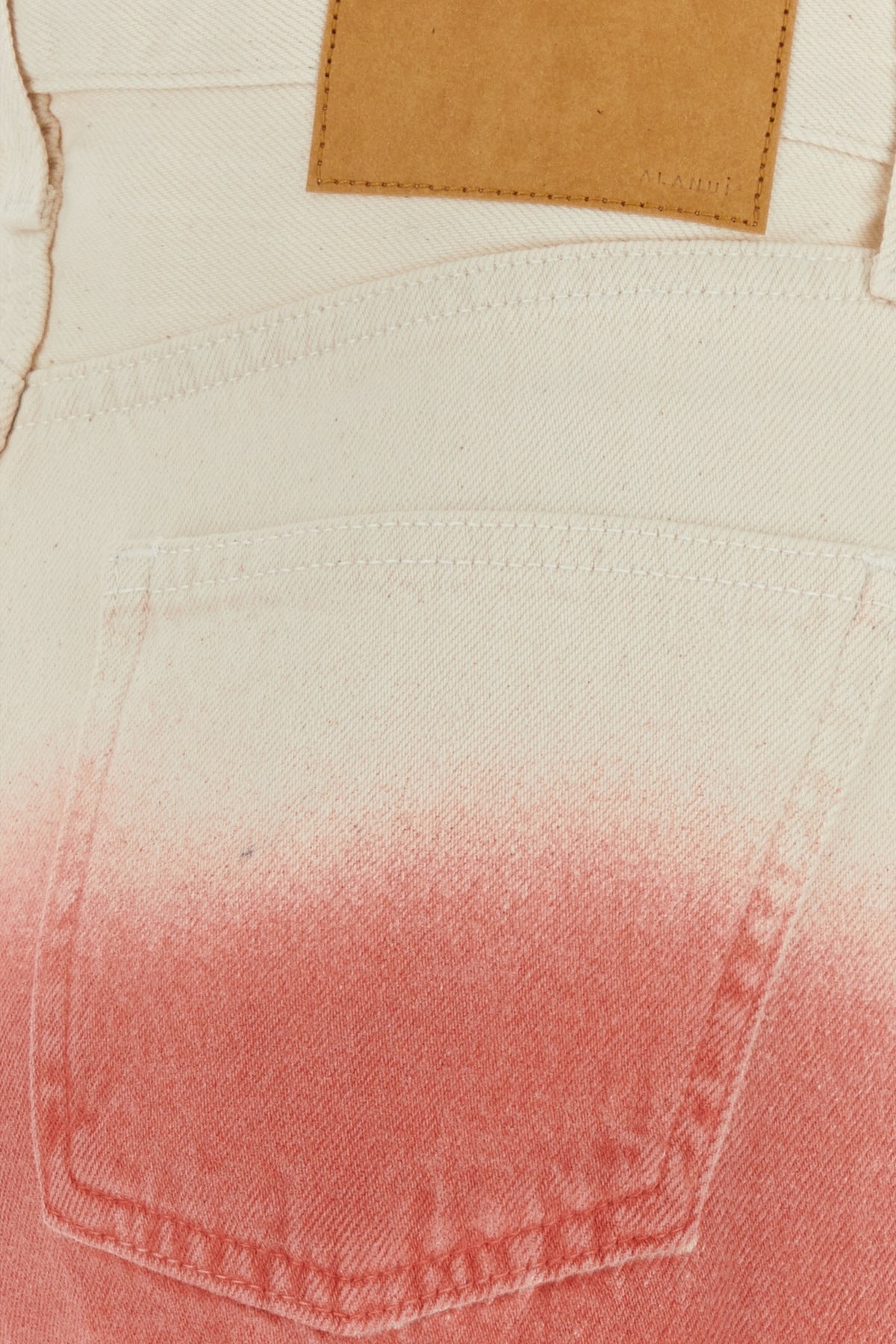 Two-tone denim shorts - 3