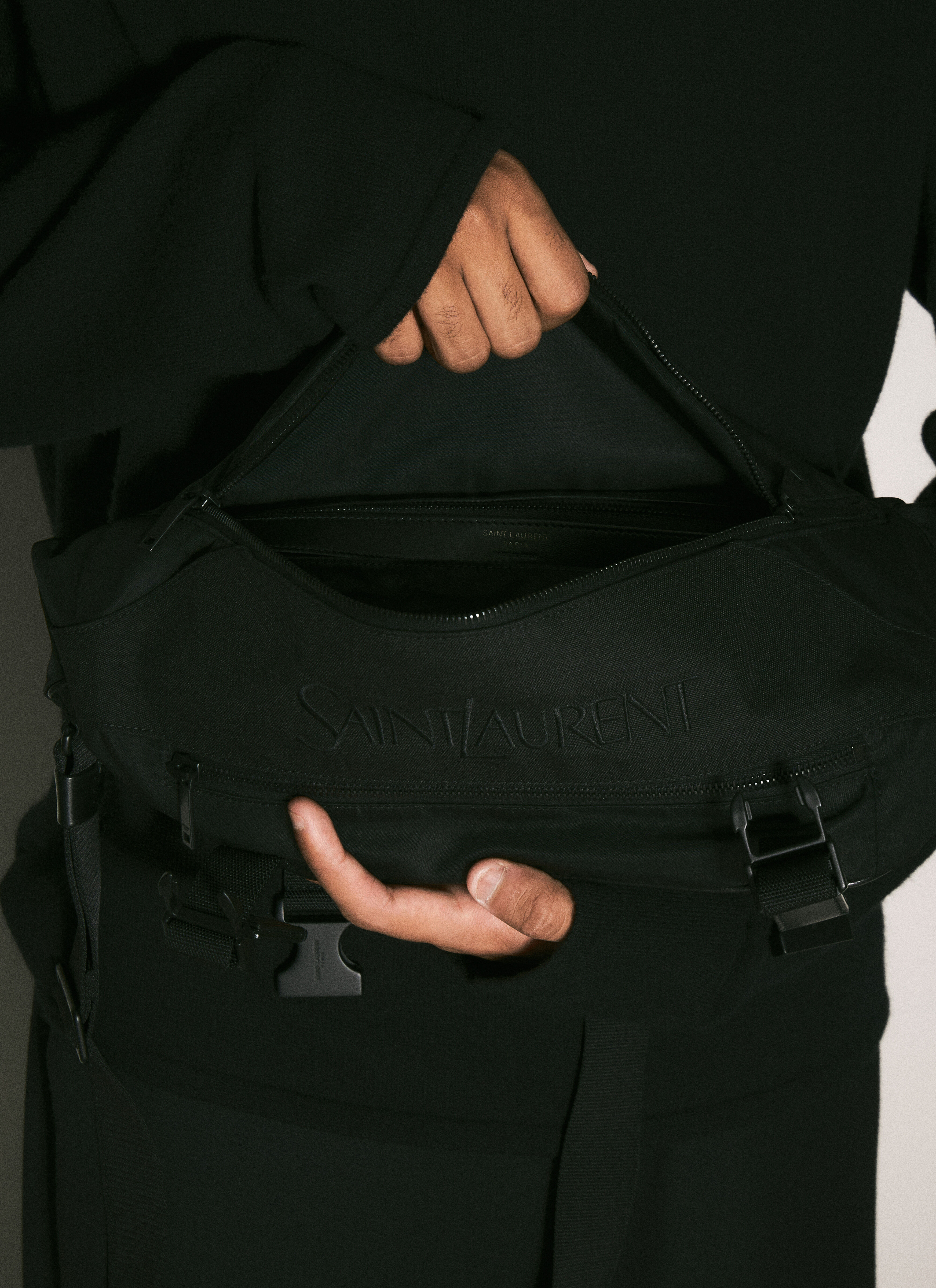 Logo Embroidery Crossobdy Bag - 5