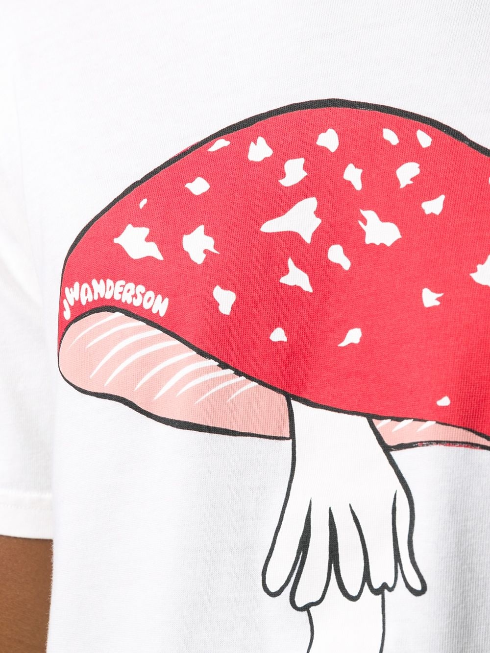 mushroom print T-shirt - 5