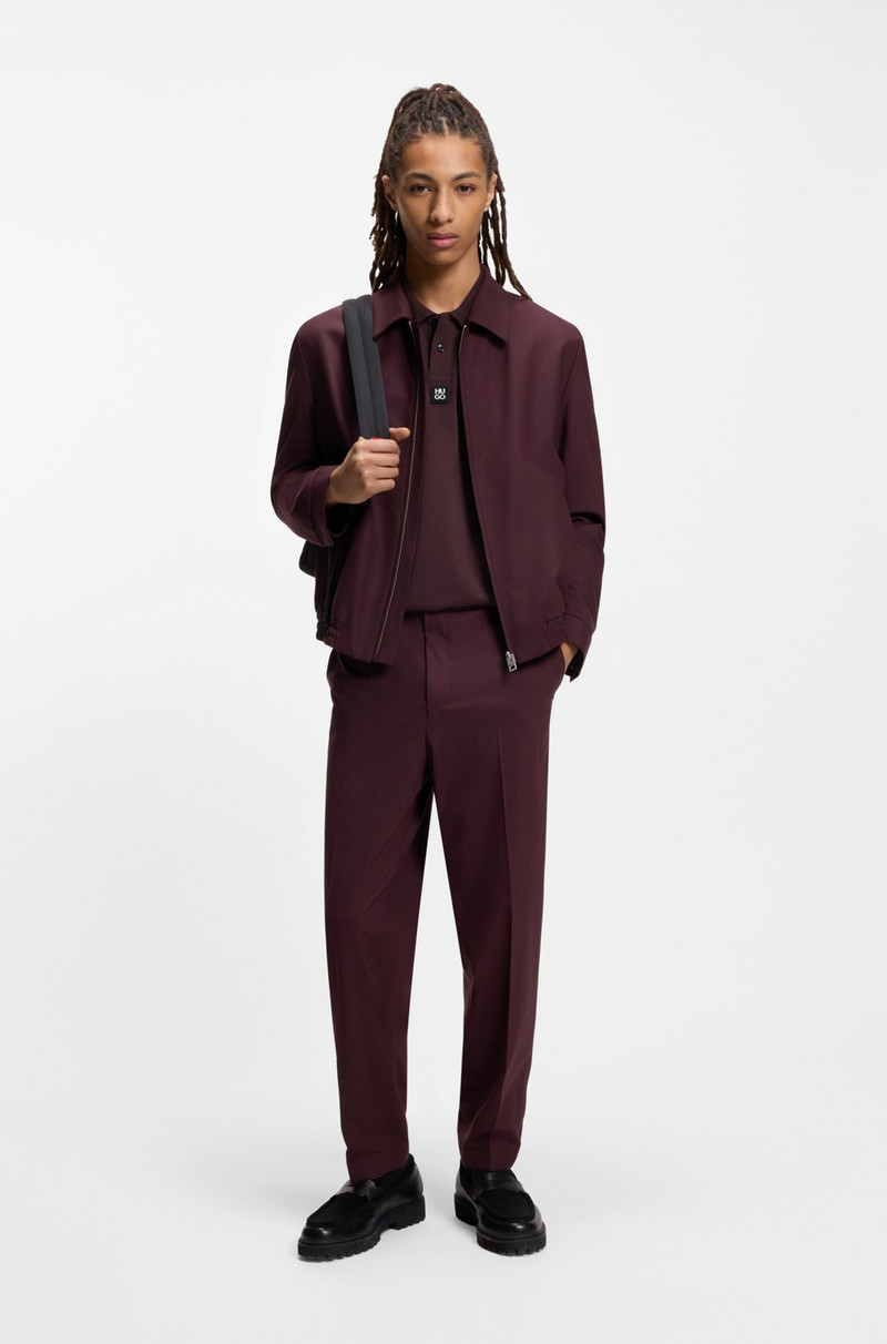 HUGO STACKED-LOGO POLO SHIRT IN INTERLOCK COTTON outlook