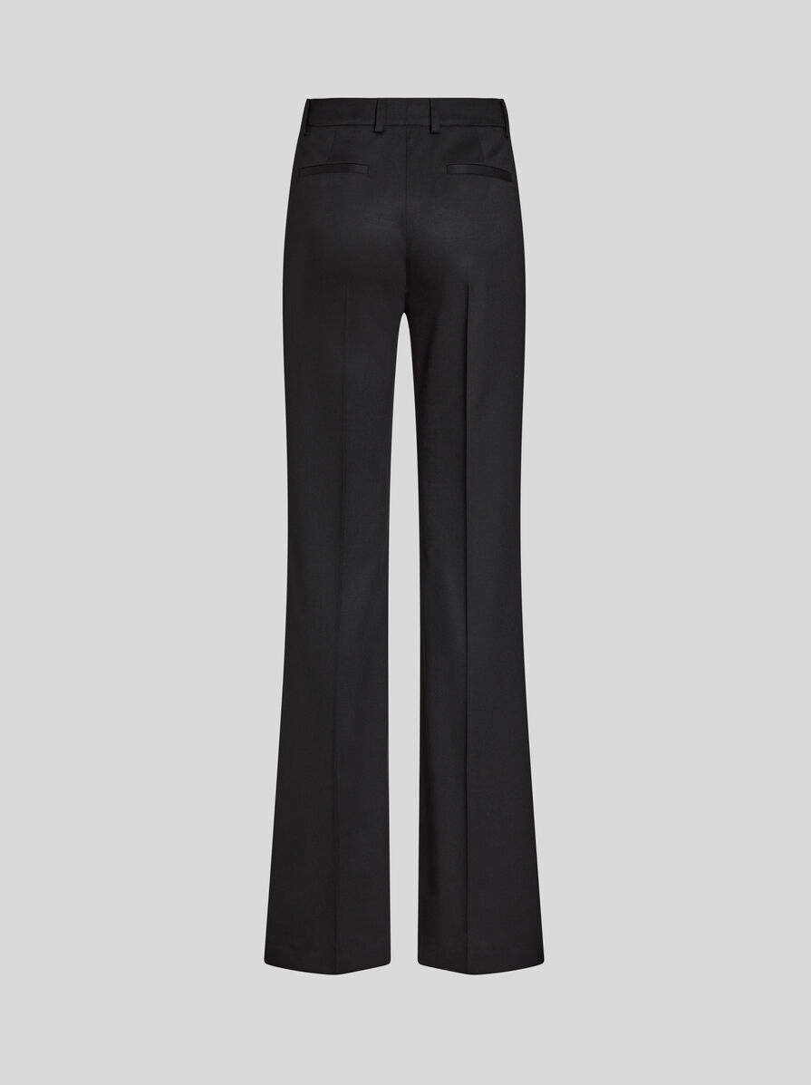 STRETCH WOOL TROUSERS - 6