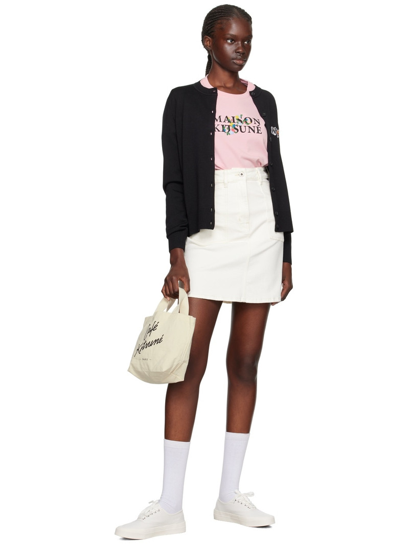 Maison Kitsuné Pink Flowers T-Shirt outlook
