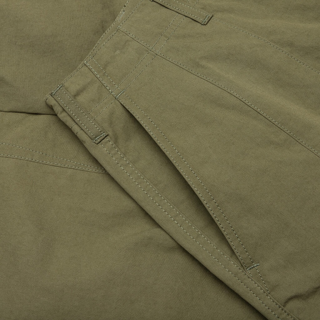 COMPACT COTTON CARGO PANTS - KHAKI - 3