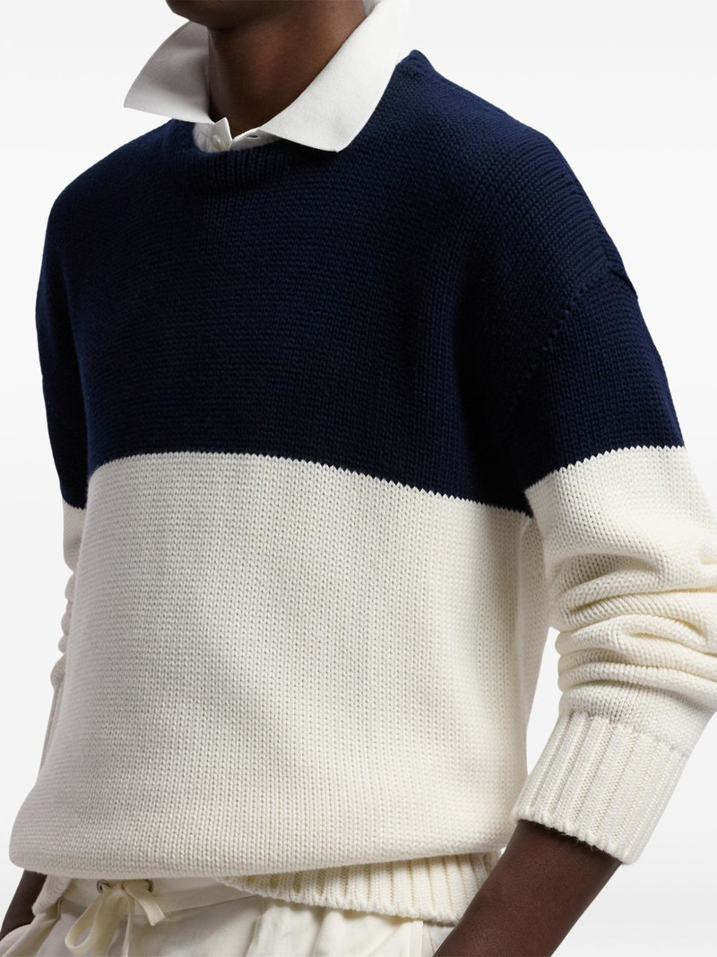 colourblock crew neck sweater 6