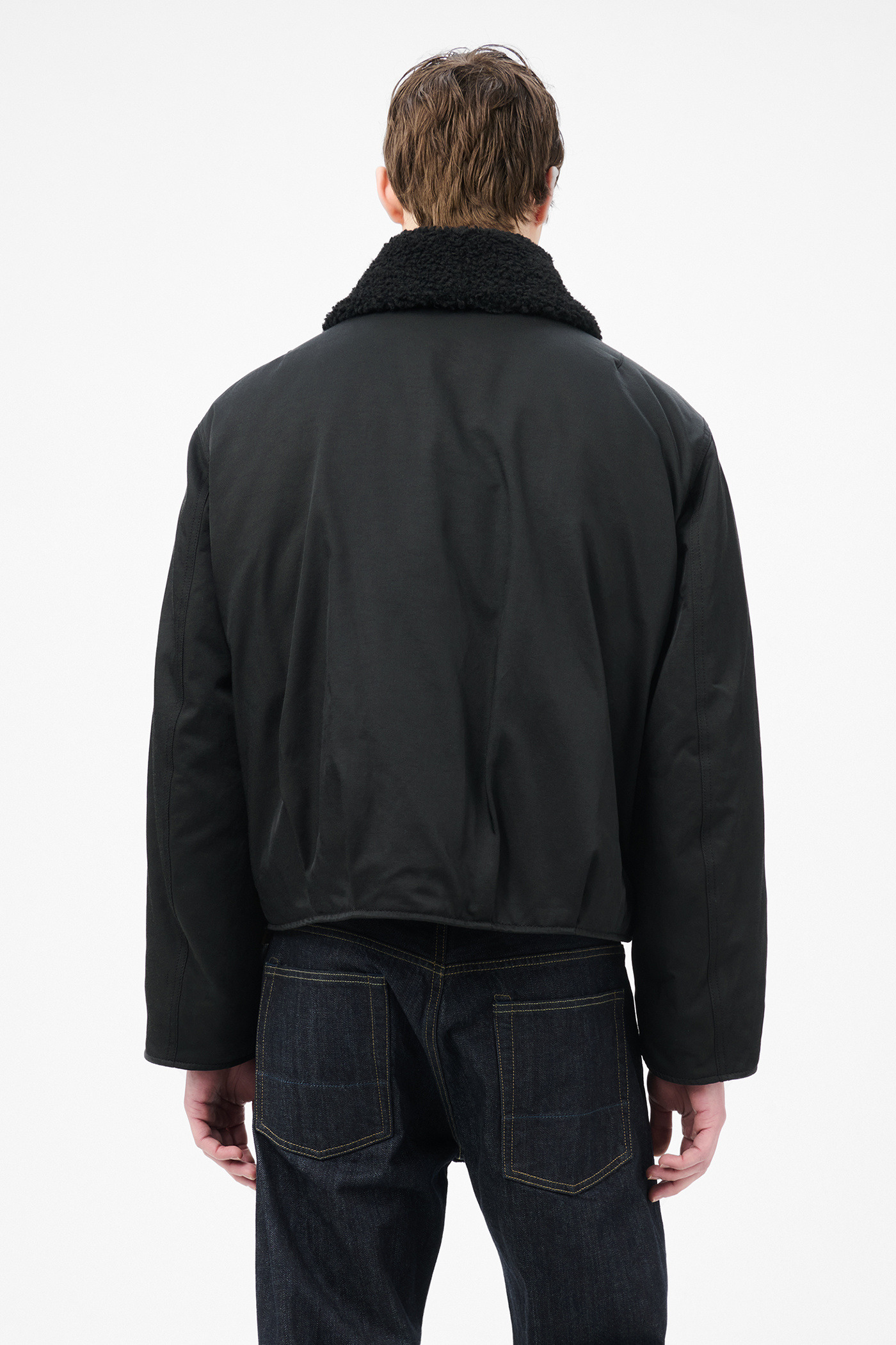 Ace Jacket Black Aero Nylon - 5