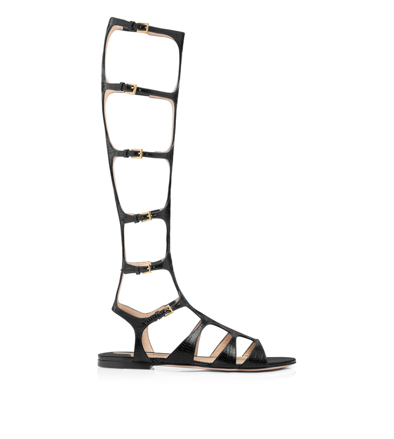 PRINTED TEJUS PARADIS KNEE-HIGH SANDAL 1