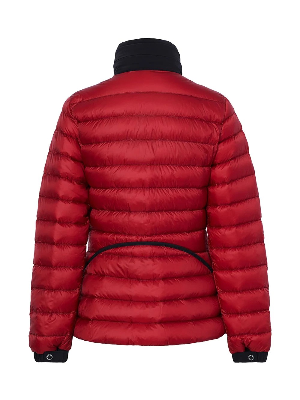 packaway hood peplum puffer jacket - 2