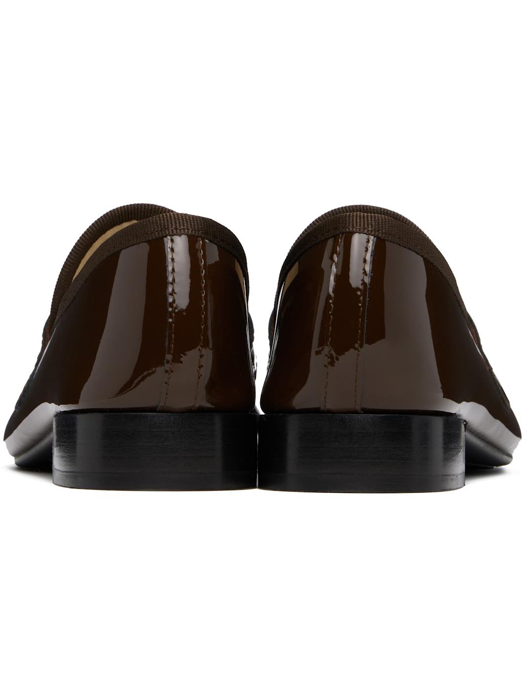 Brown Michael Rubber-Sole Loafers - 2