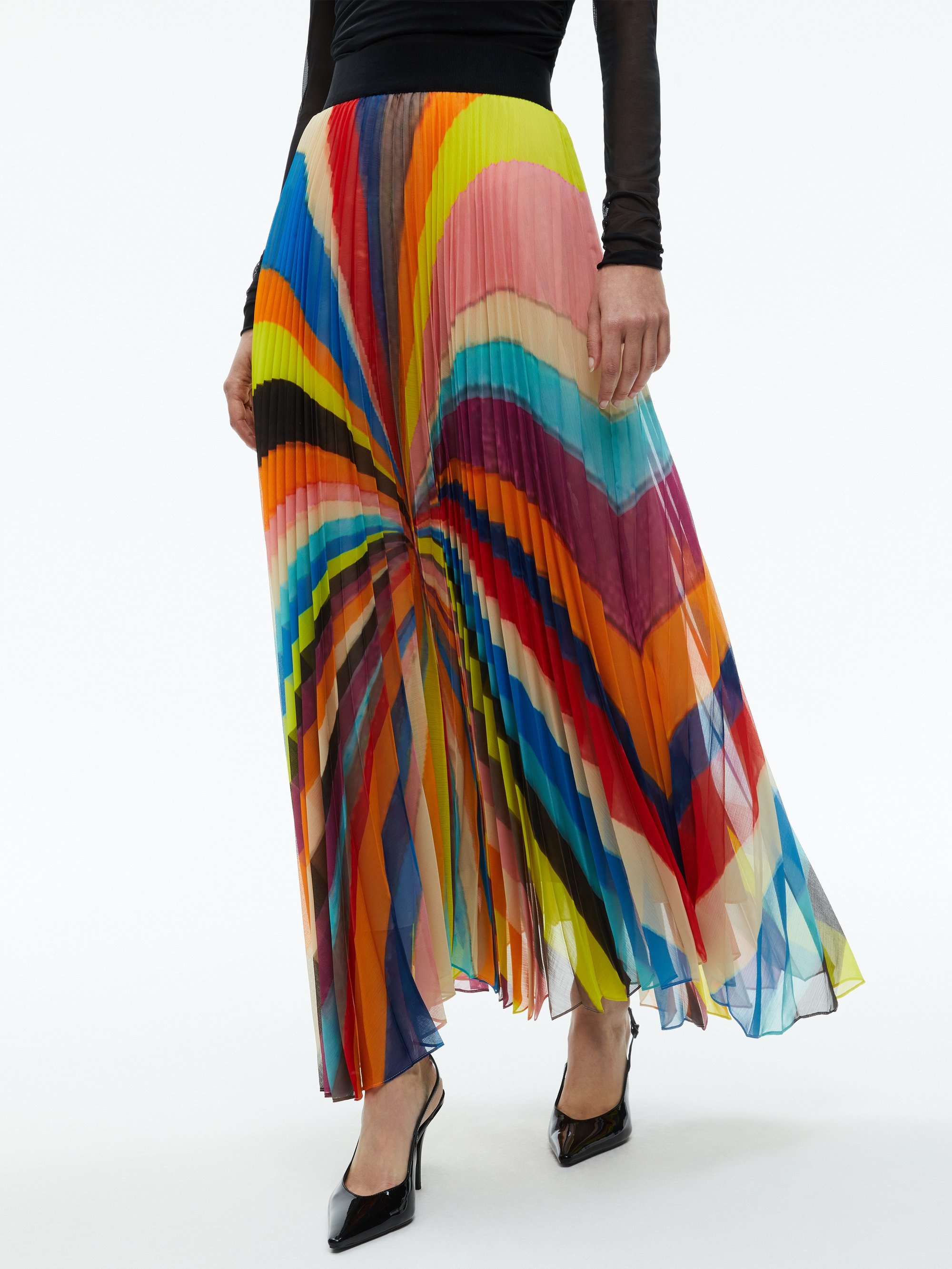 KATZ MAXI PLEATED SKIRT - 2