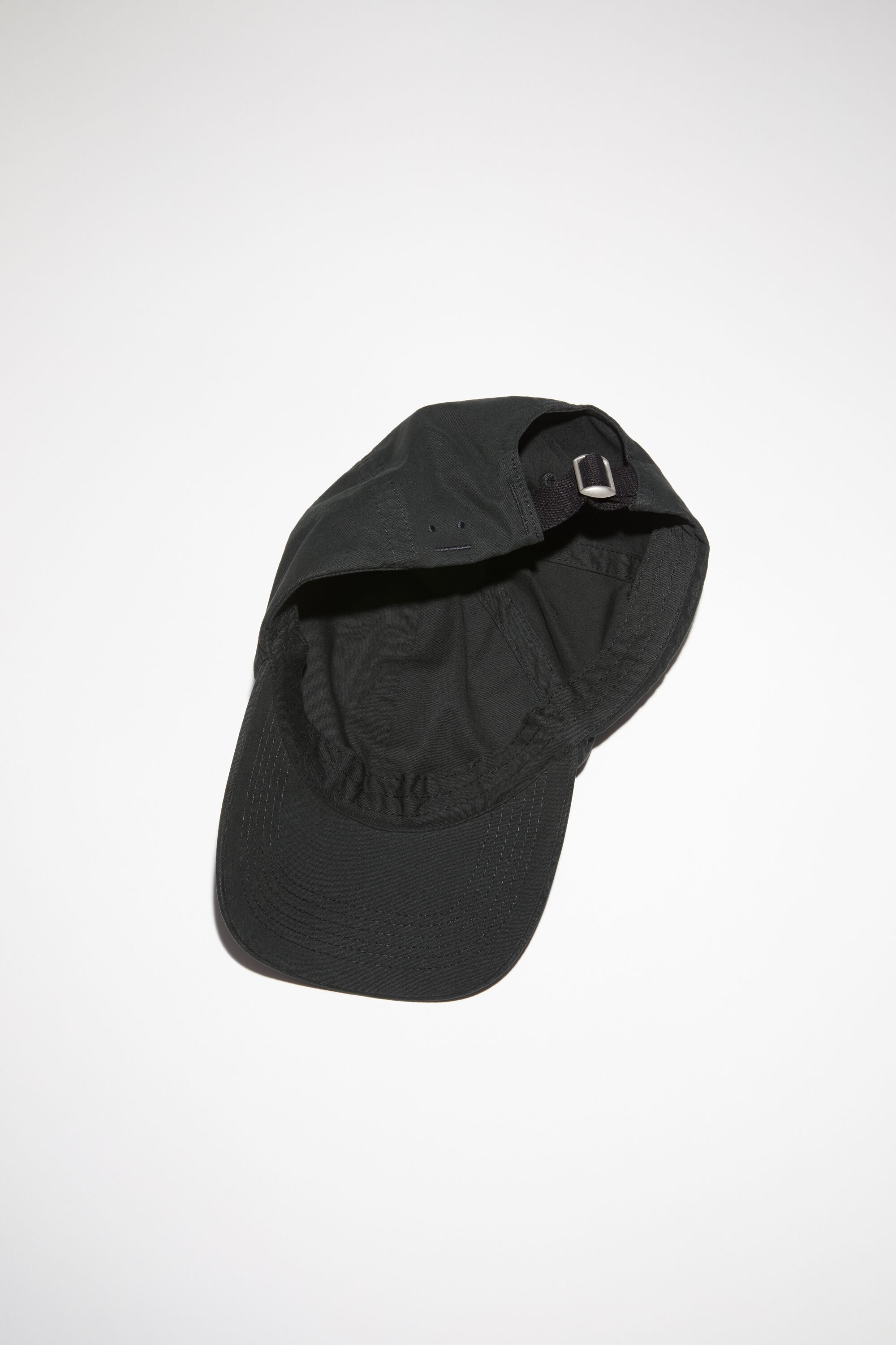 Micro Face patch cap - Black - 6