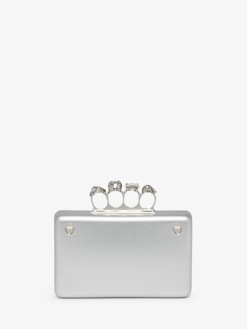 Men's The Knuckle Twisted Clutch in Silver - 3