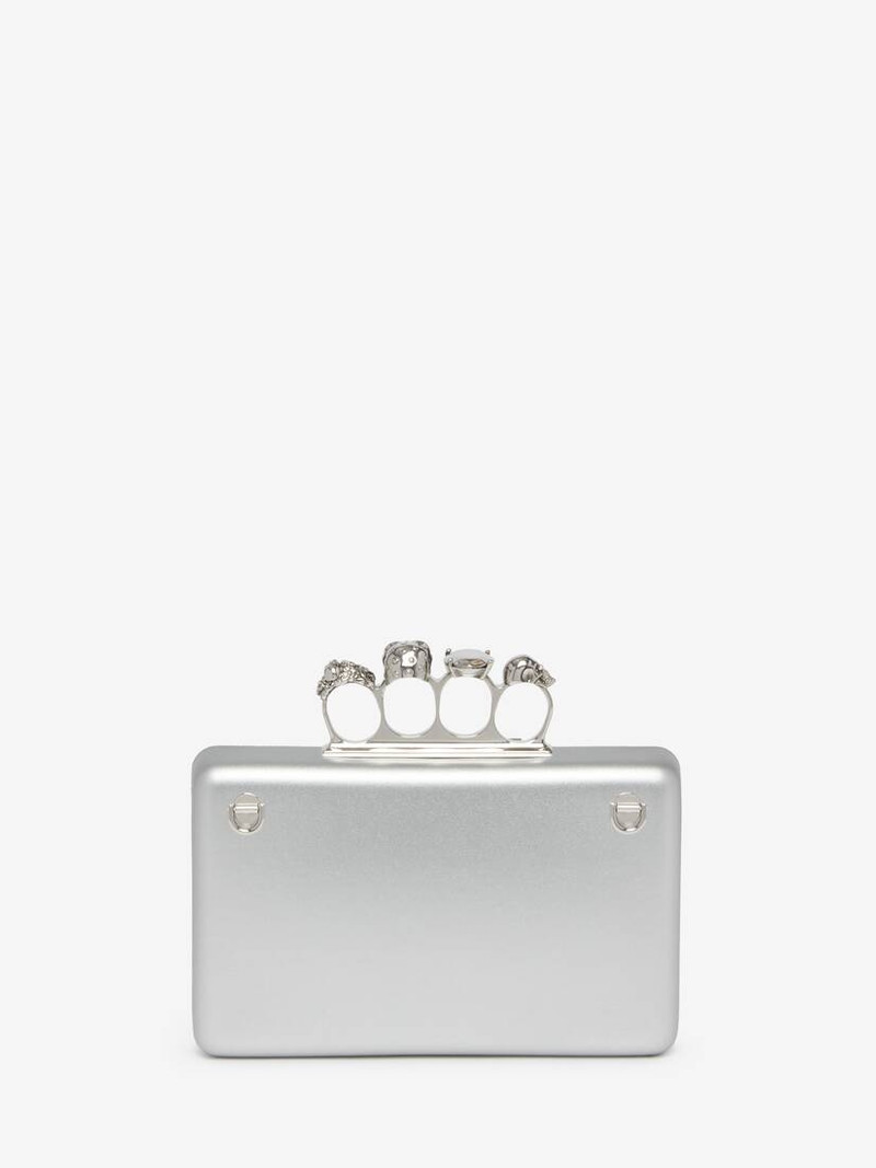 Men's The Knuckle Twisted Clutch in Silver 3