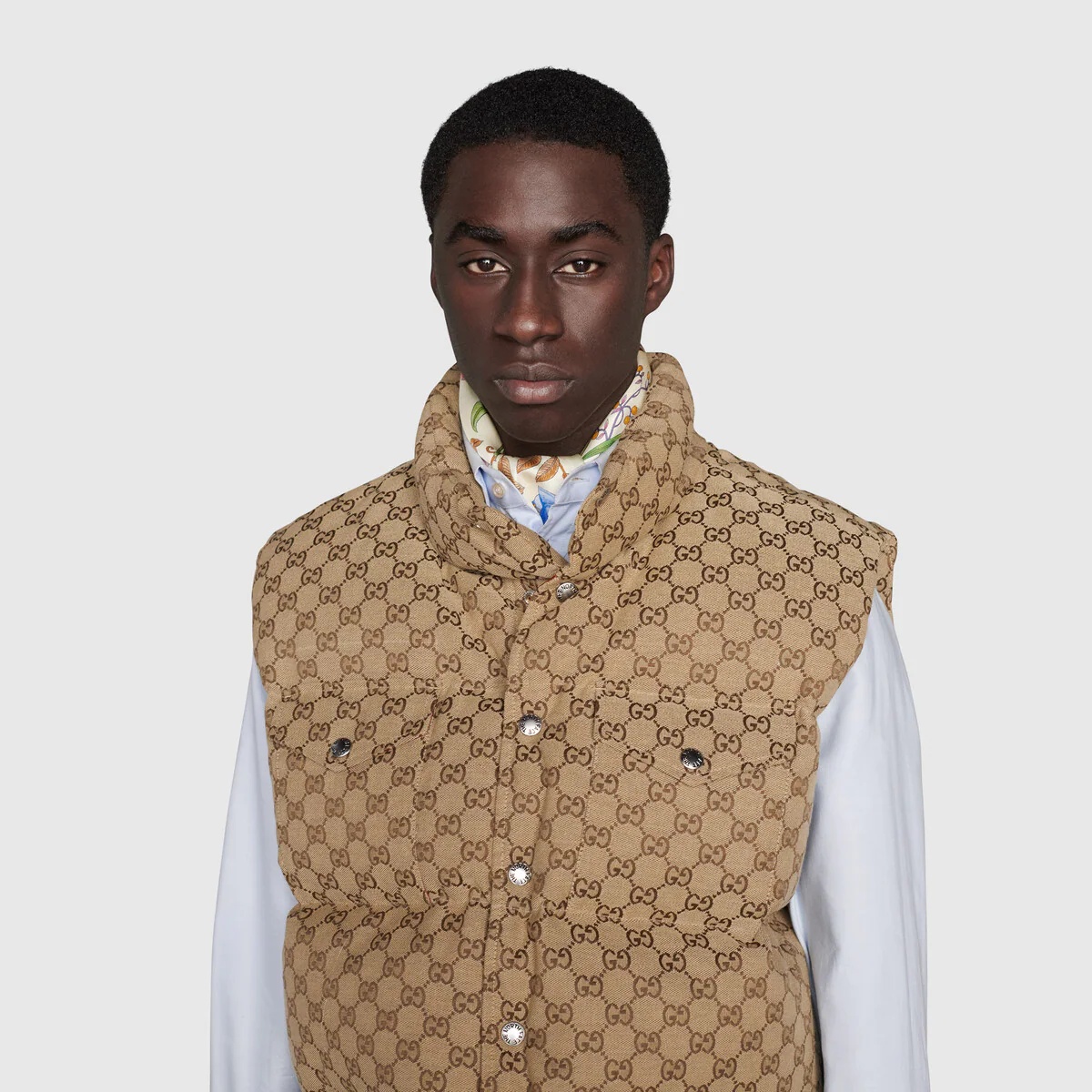 Gucci down vest deals