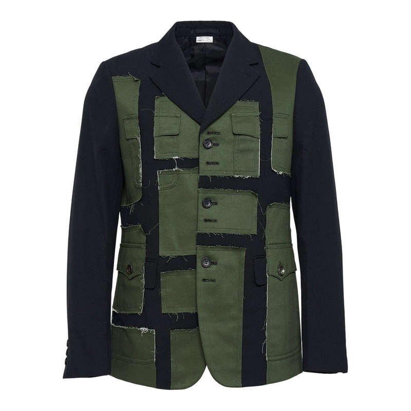 Wool Covert X Cotton Chino Jacket 1