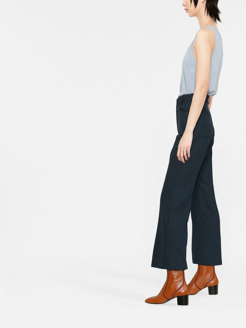striped flared trousers 3