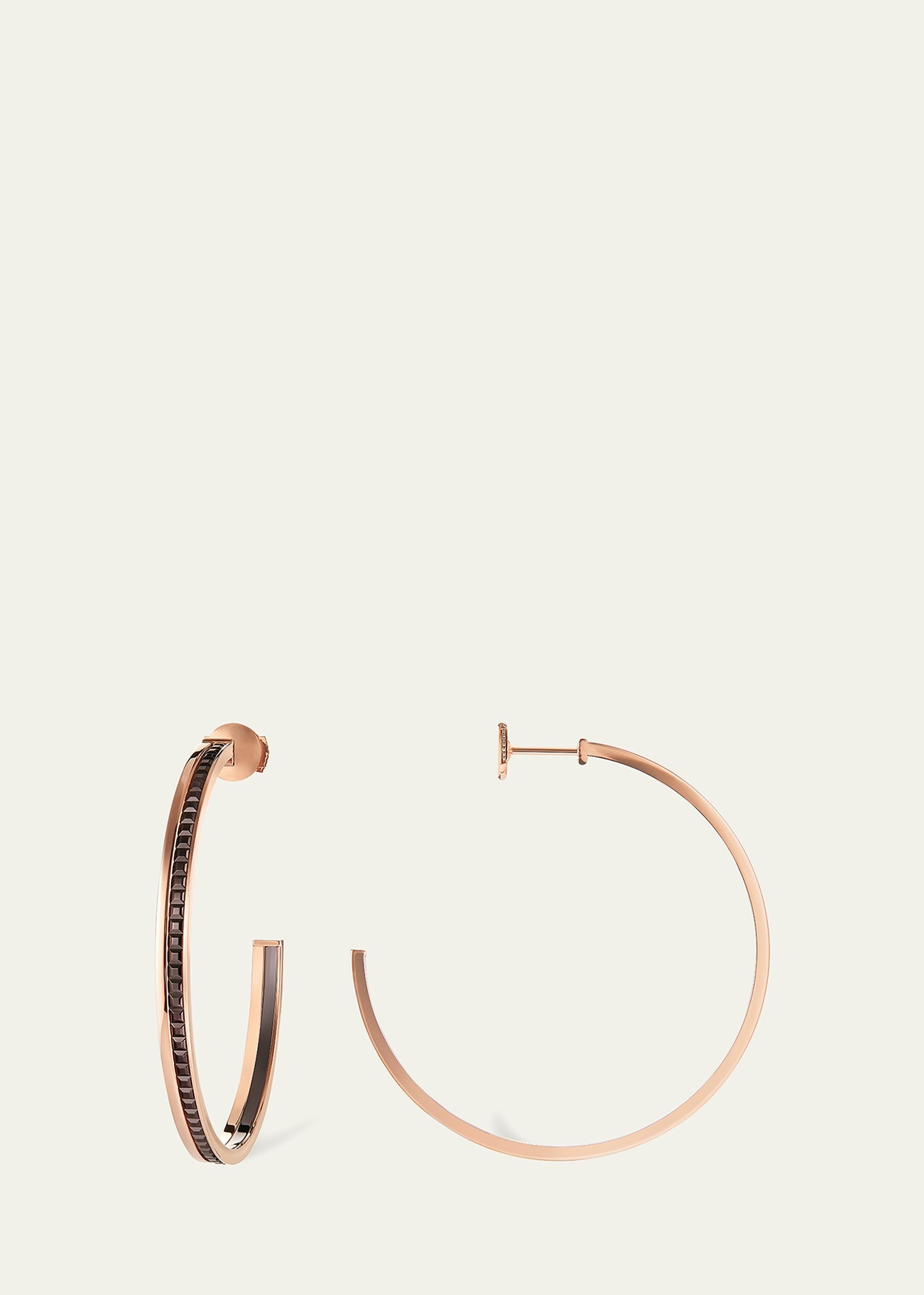 Quatre Classique Hoop Earrings, Large Model - 2