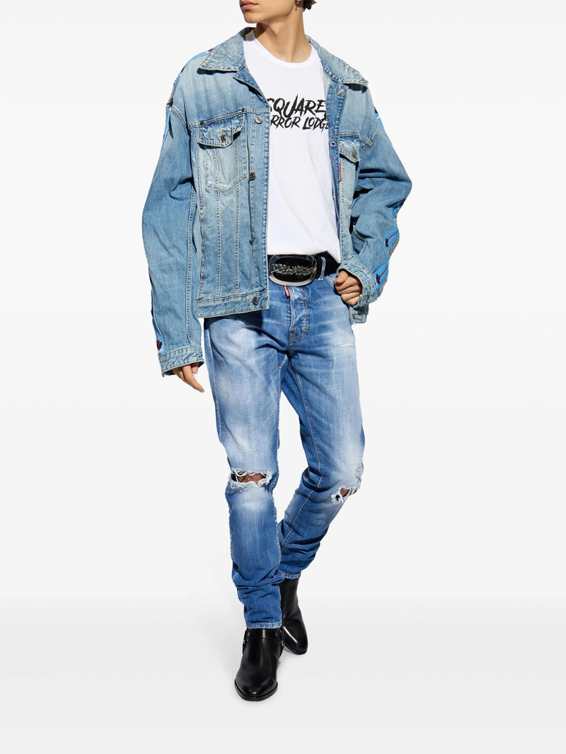 DSQUARED2 Cool Guy distressed straight jeans outlook