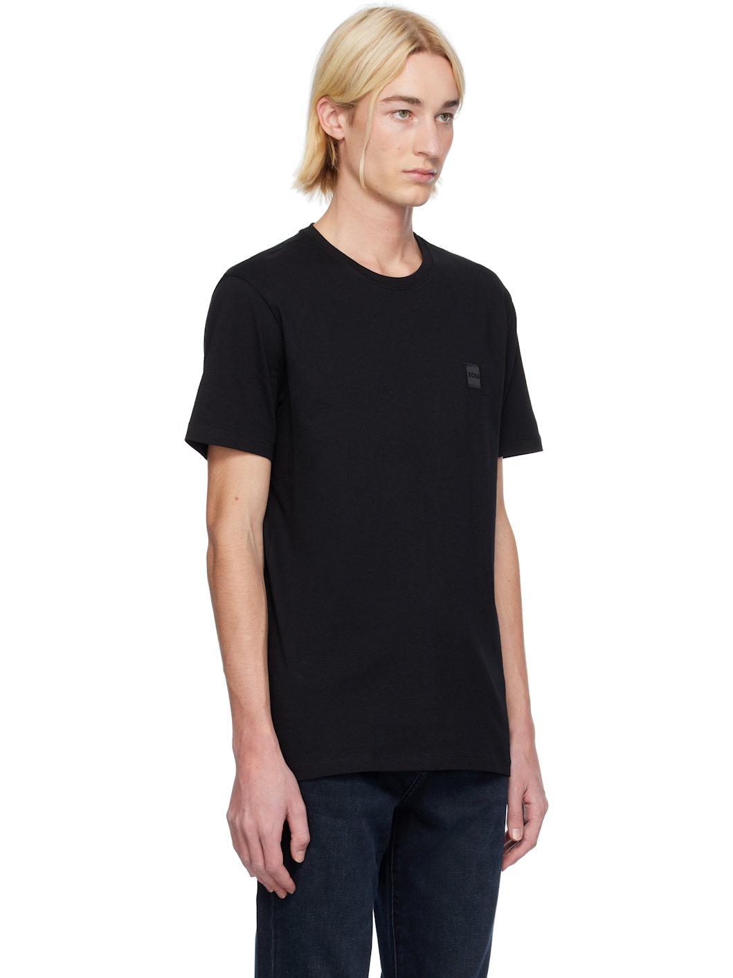 Black Logo Patch T-shirt - 2