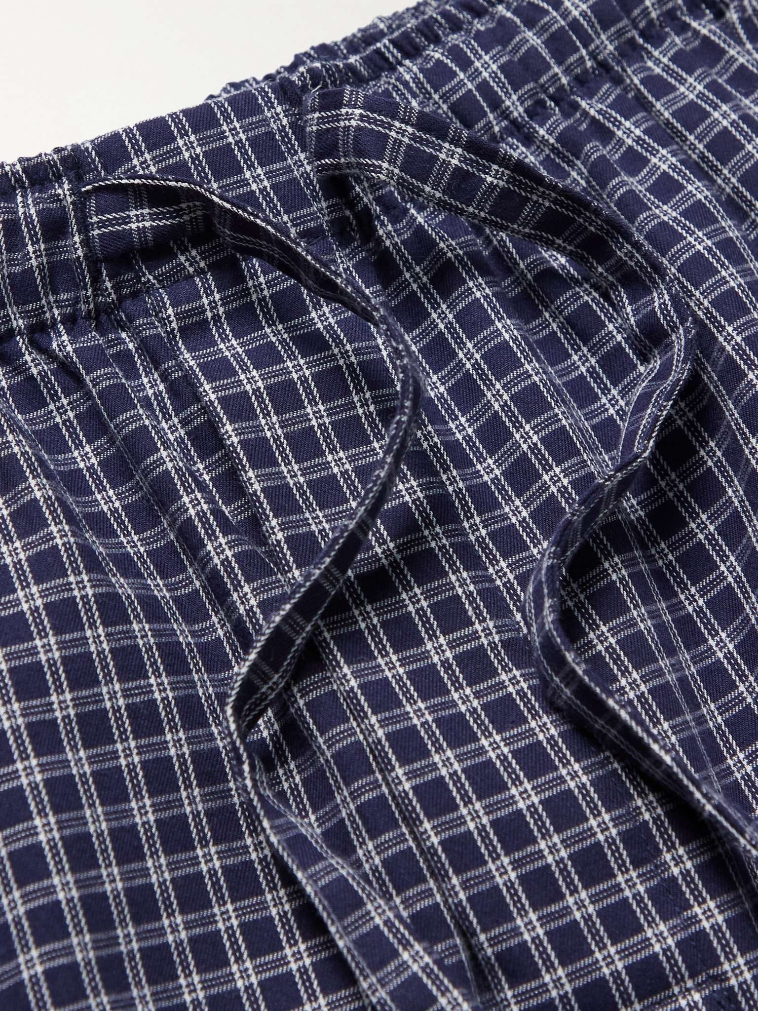 Braemar Checked Cotton-Flannel Pyjama Trousers - 5