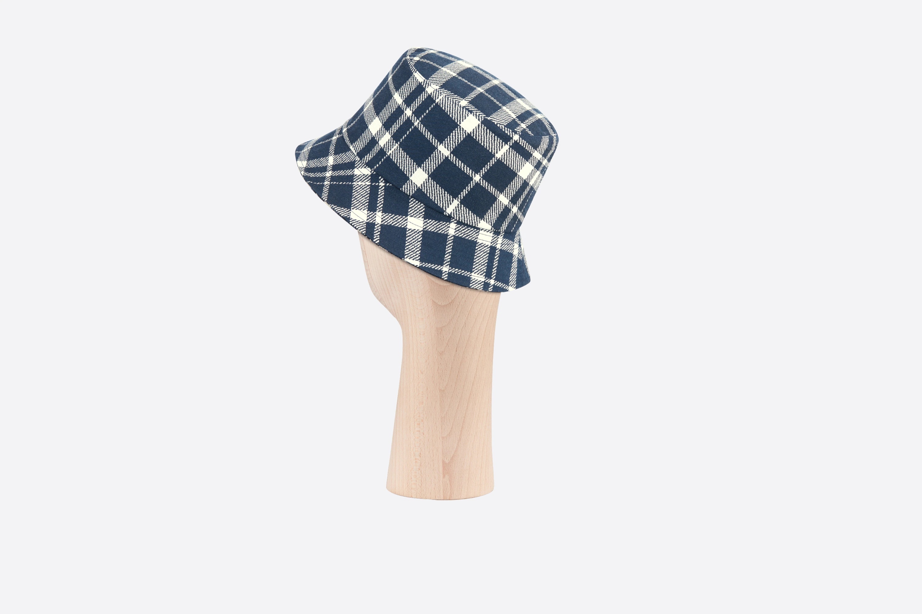 Reversible Check'n'Dior Pop Small Brim Bucket Hat - 2