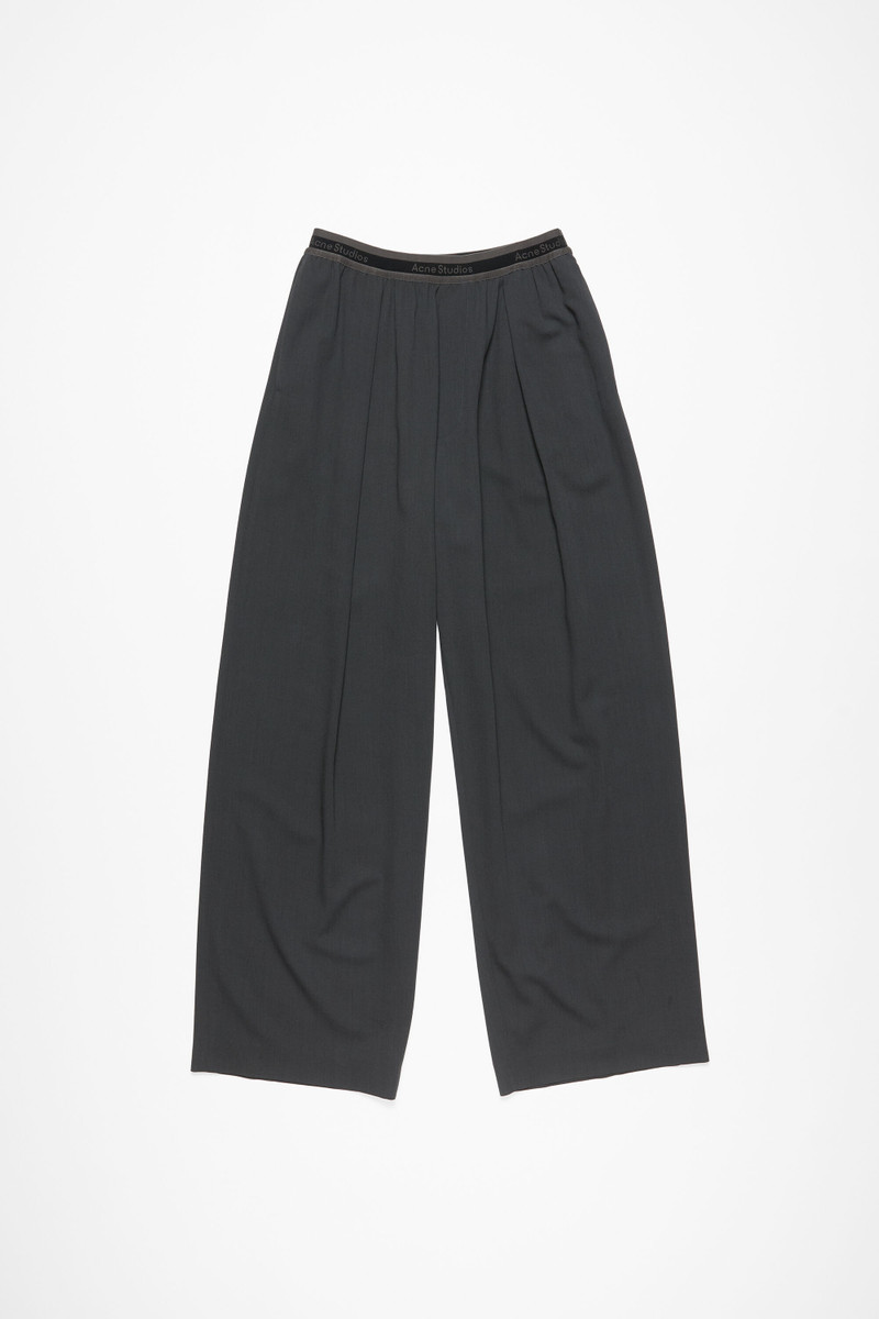 Logo tape trousers - Charcoal Grey 1