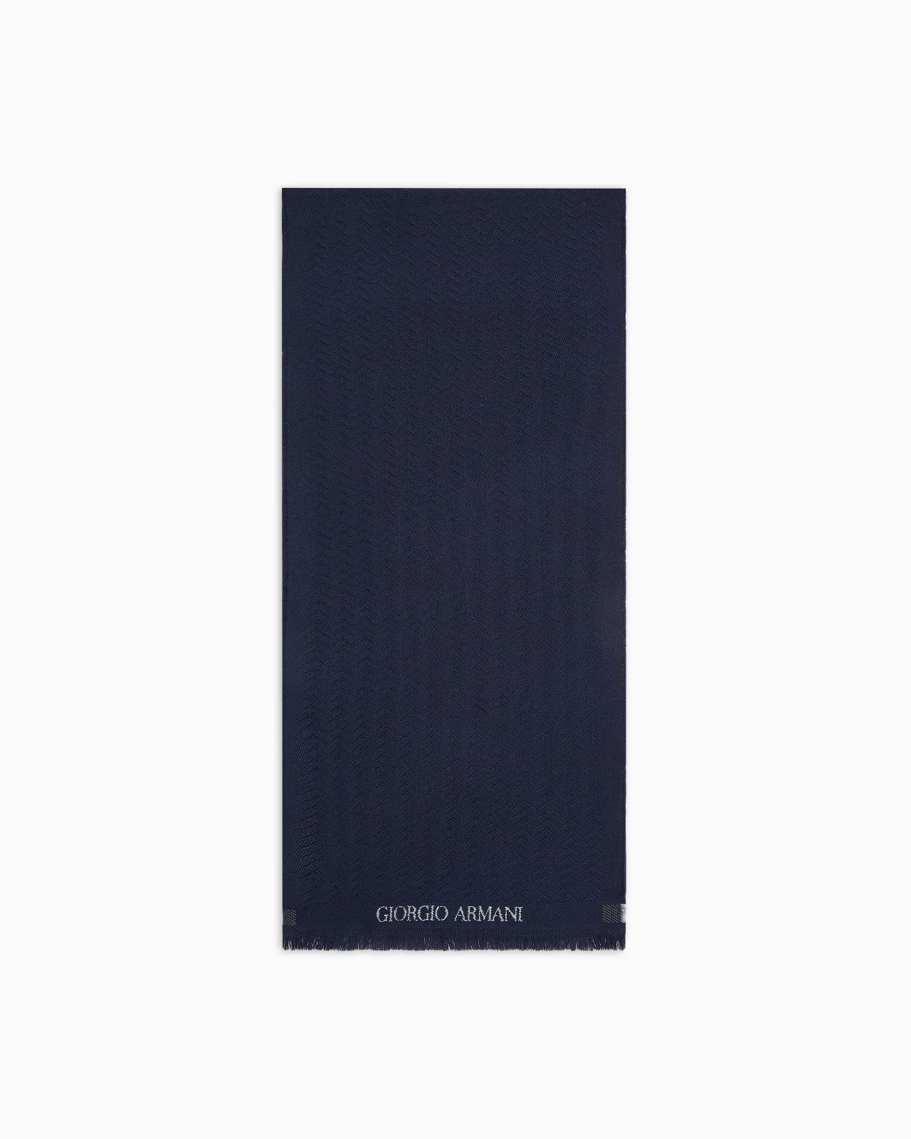 JACQUARD VIRGIN-WOOL SCARF - 1