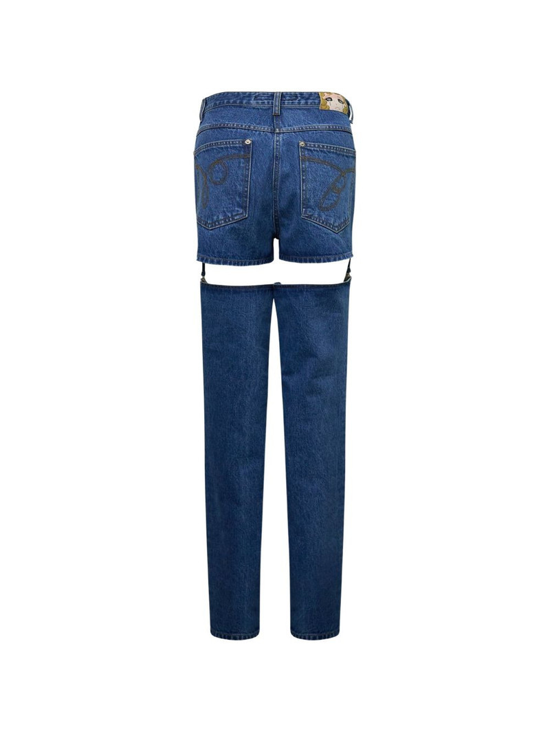 pushBUTTON detachable garter jeans outlook