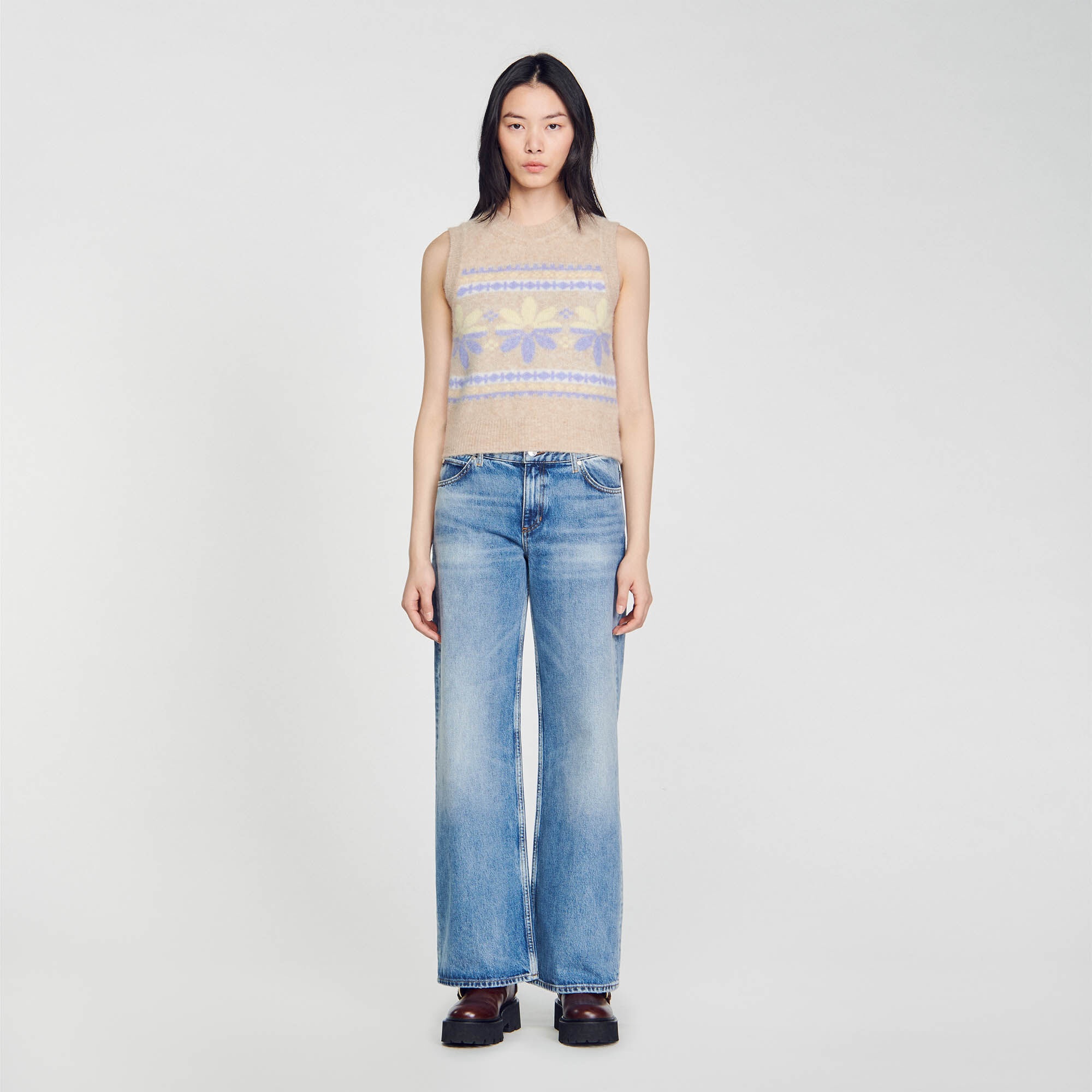 SLEEVELESS SWEATER - 3