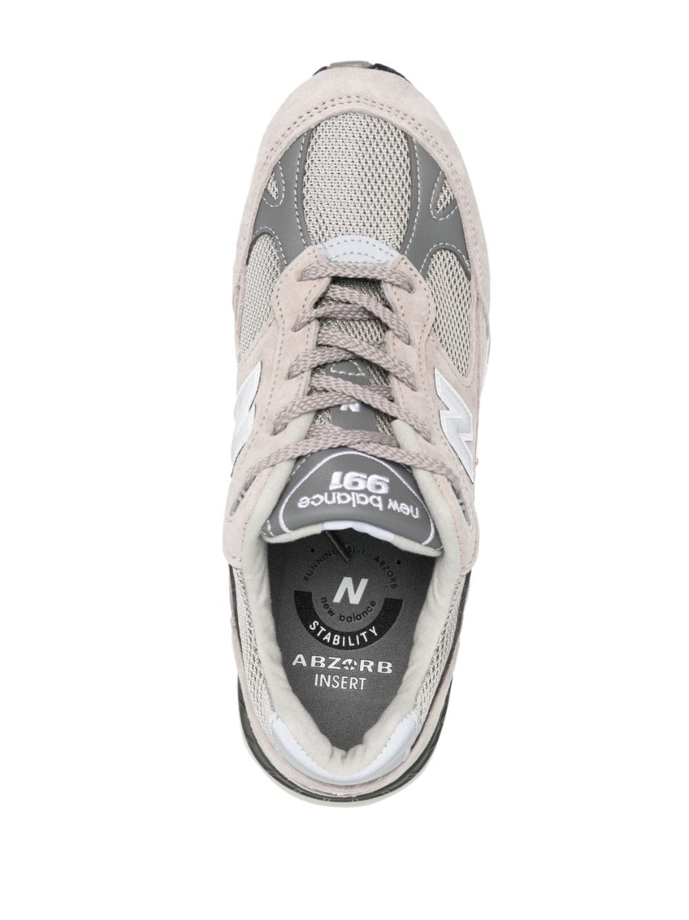 logo-patch lace-up sneakers - 4