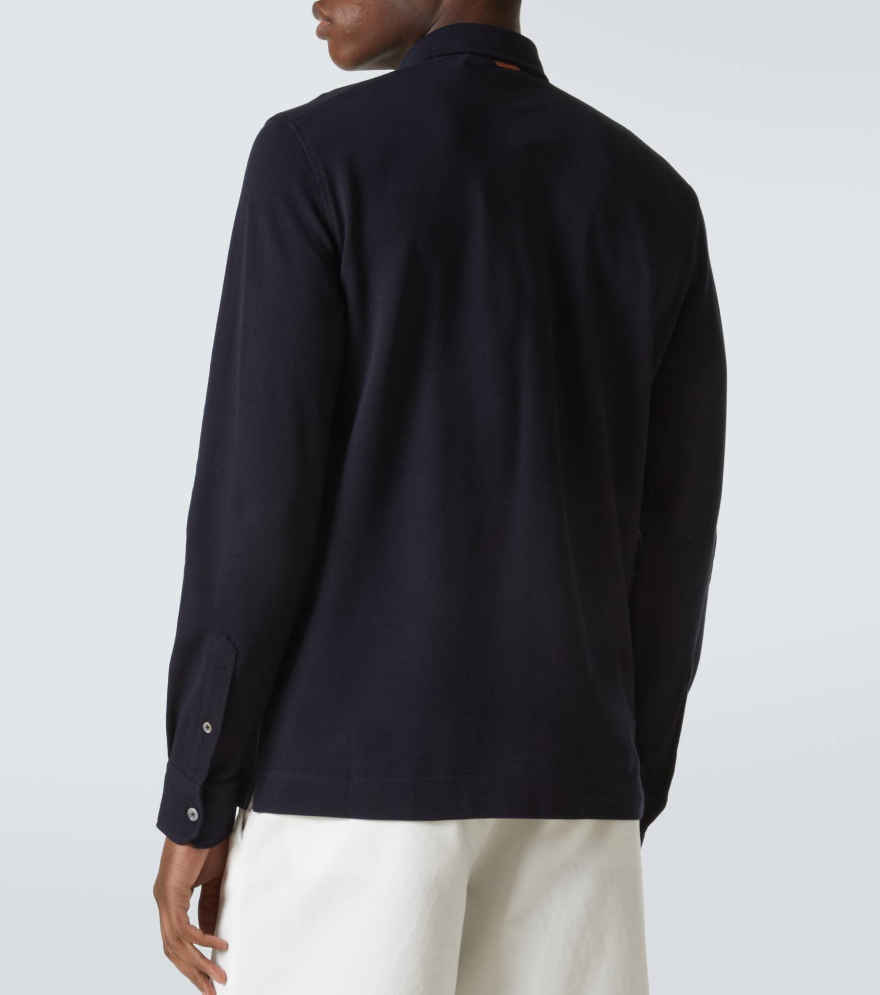 Logo cotton polo shirt - 4