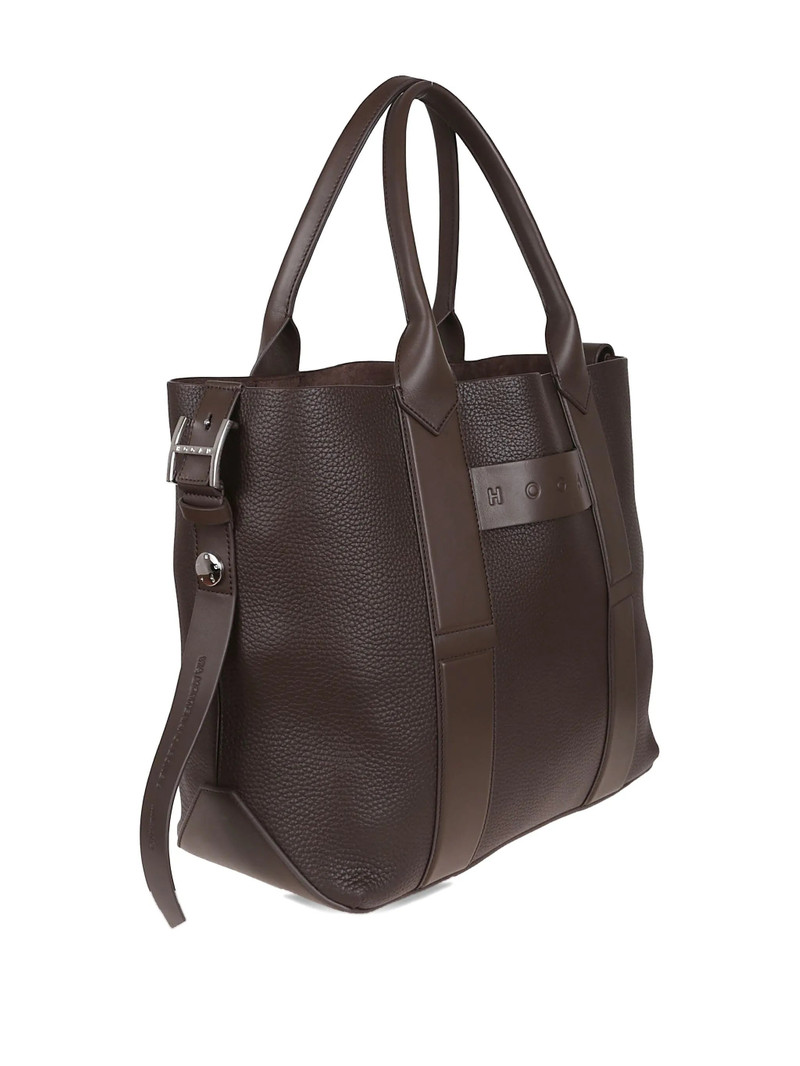HOGAN Hogan Leather Panelled Shoulder Bag outlook