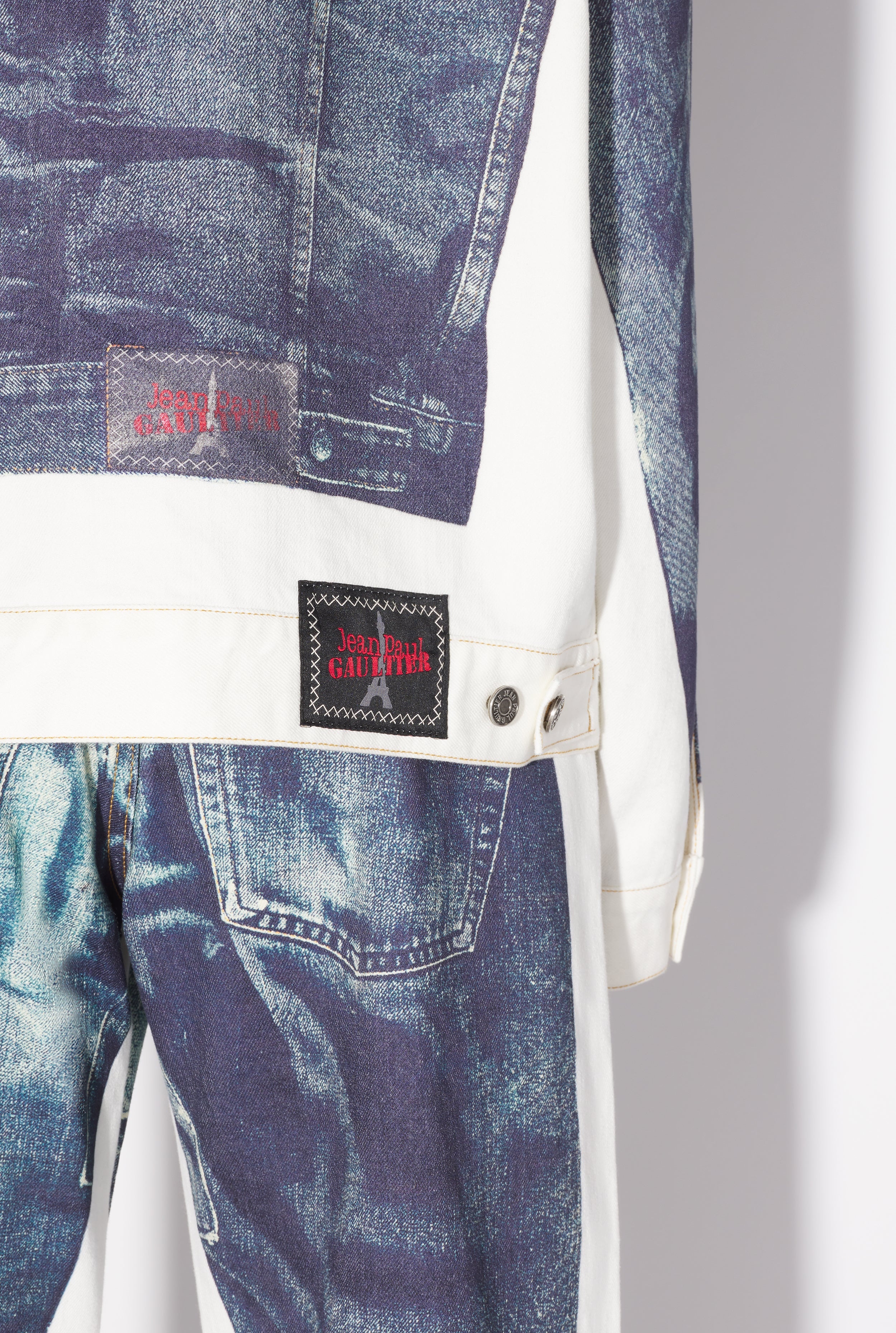 THE WHITE TROMPE L’OEIL DENIM JACKET - 7