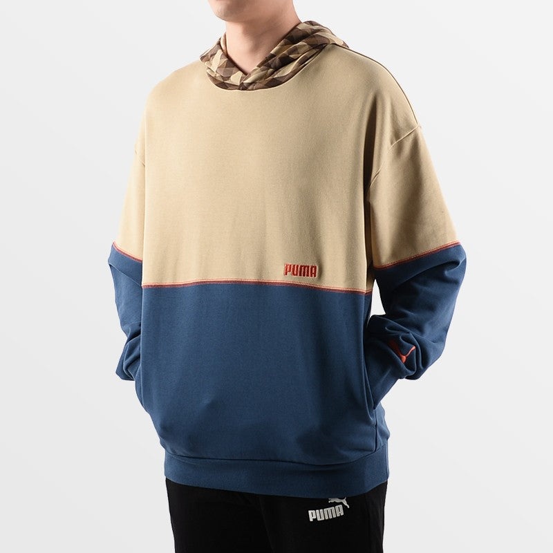Puma Kontrast Hoodie 'Tan Blue' 531309-97 - 3