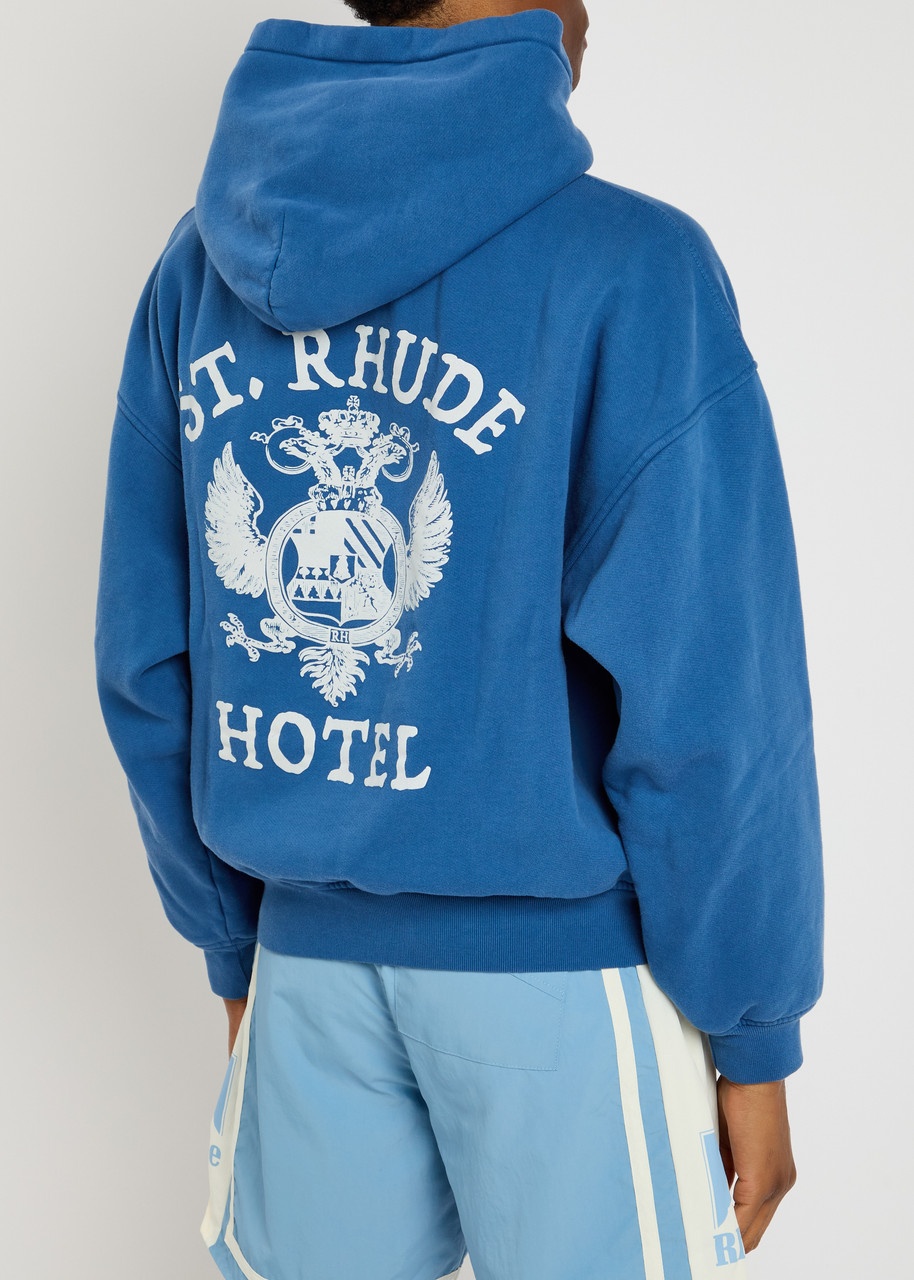 Rhude St. Rhude Seal Hooded Cotton Sweatshirt - 3