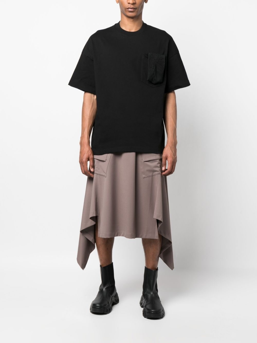 patch-pocket cotton T-shirt - 2