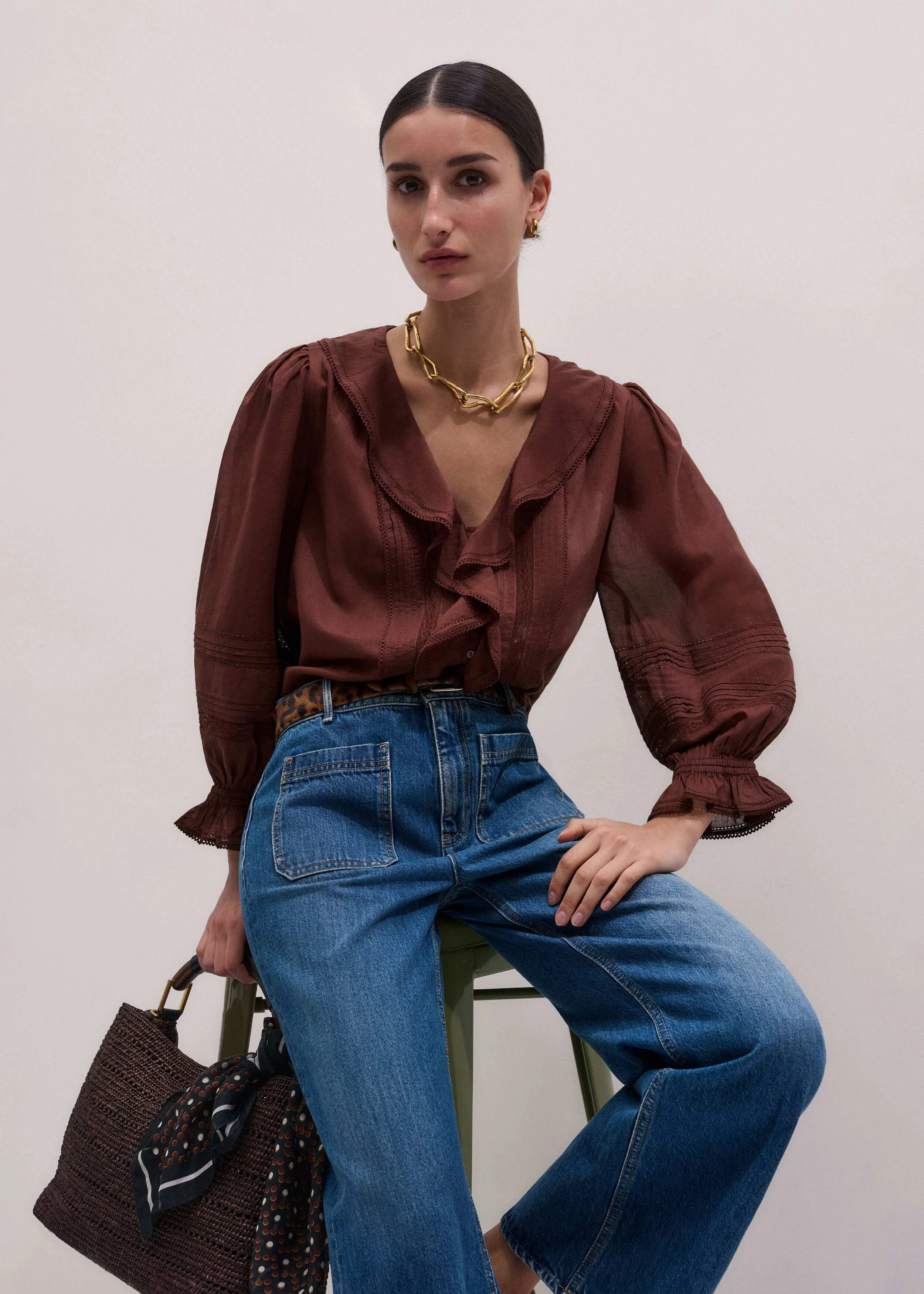 Ruffle Blouse - 1