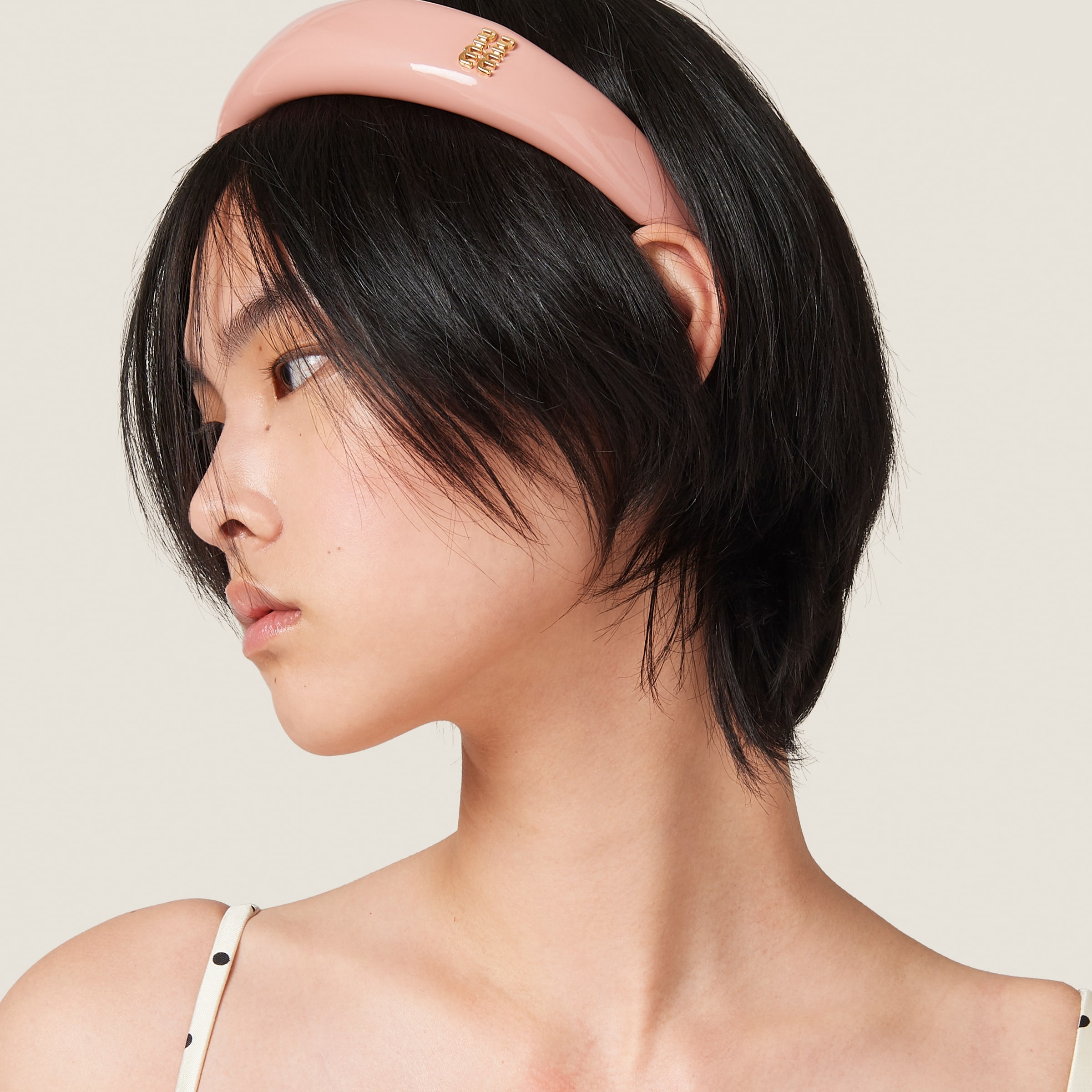 Patent leather headband - 4