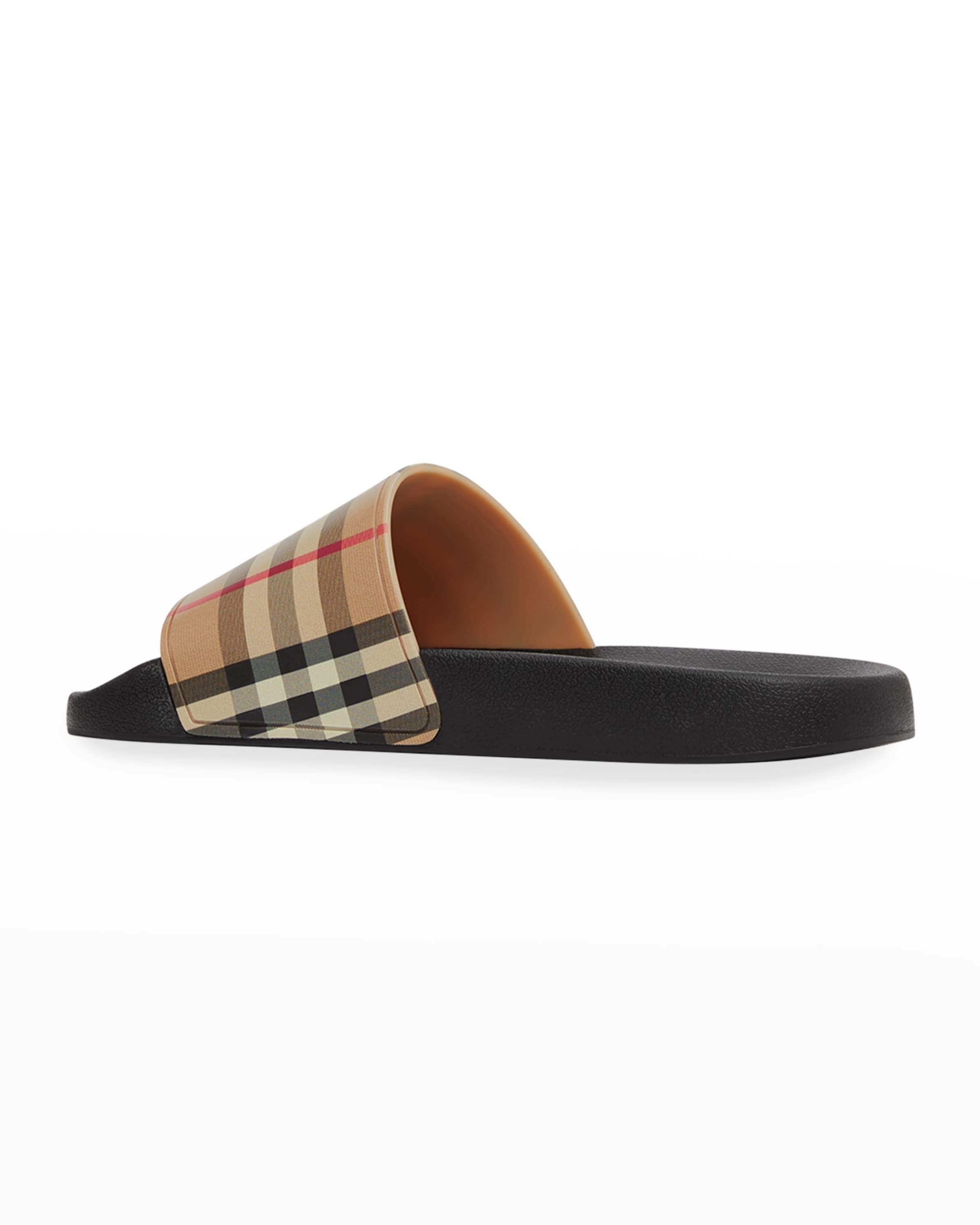 Furley Vintage Check Slide Sandals - 3
