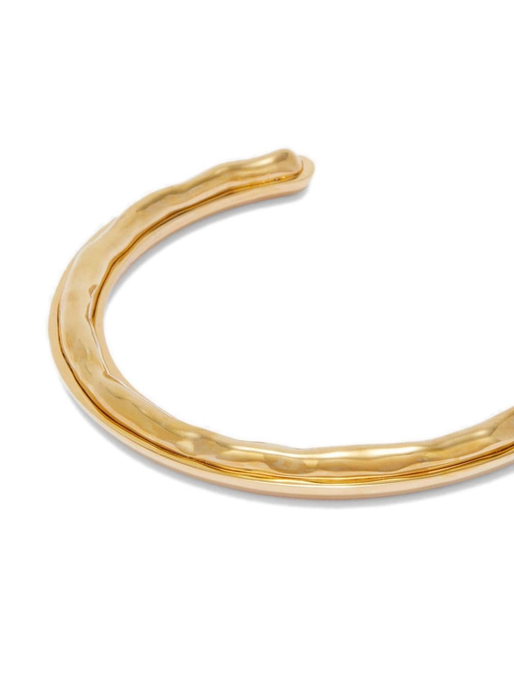 hammered-finish cuff necklace - 3