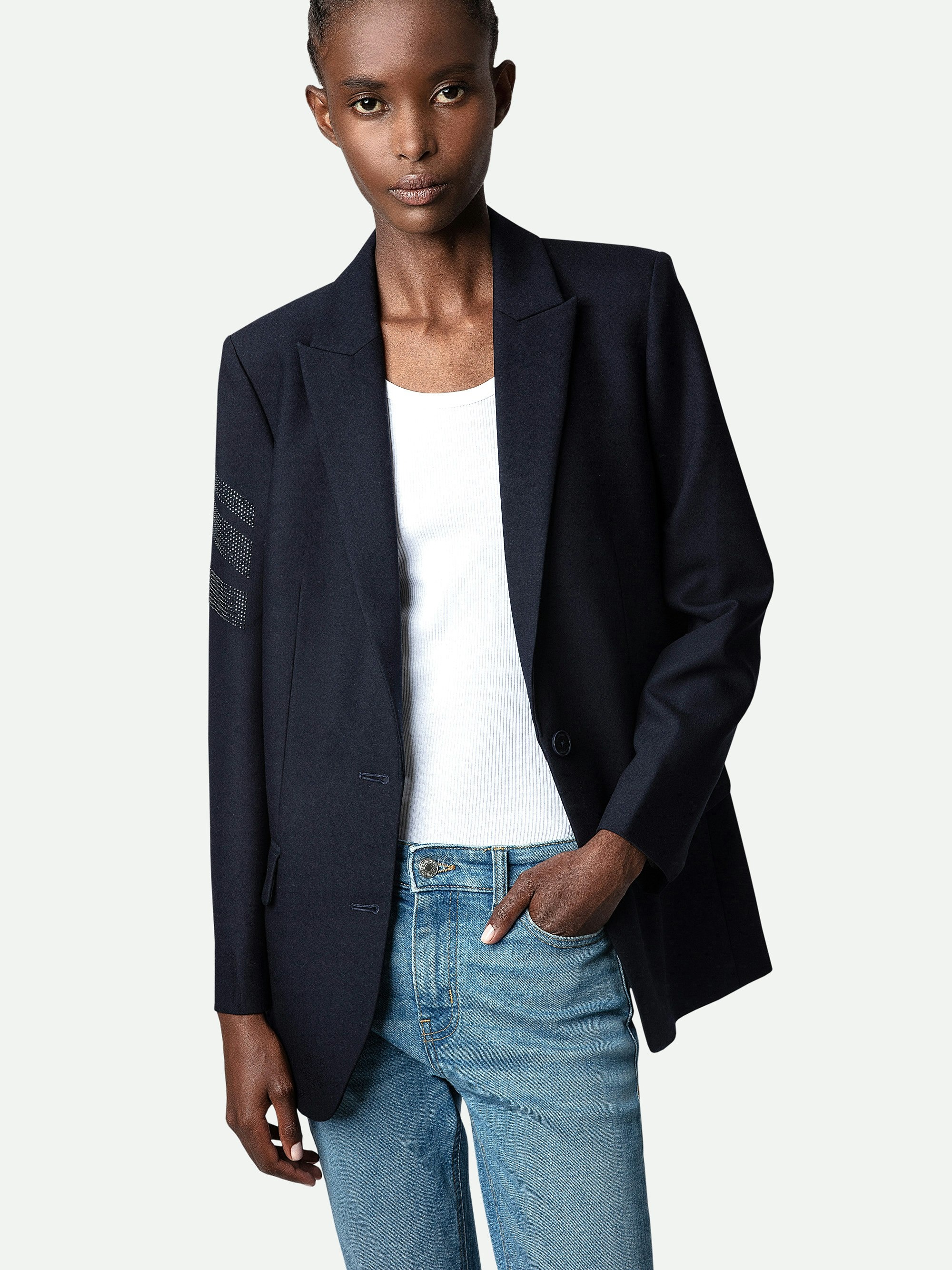 Viva Arrow Strass Blazer - 5