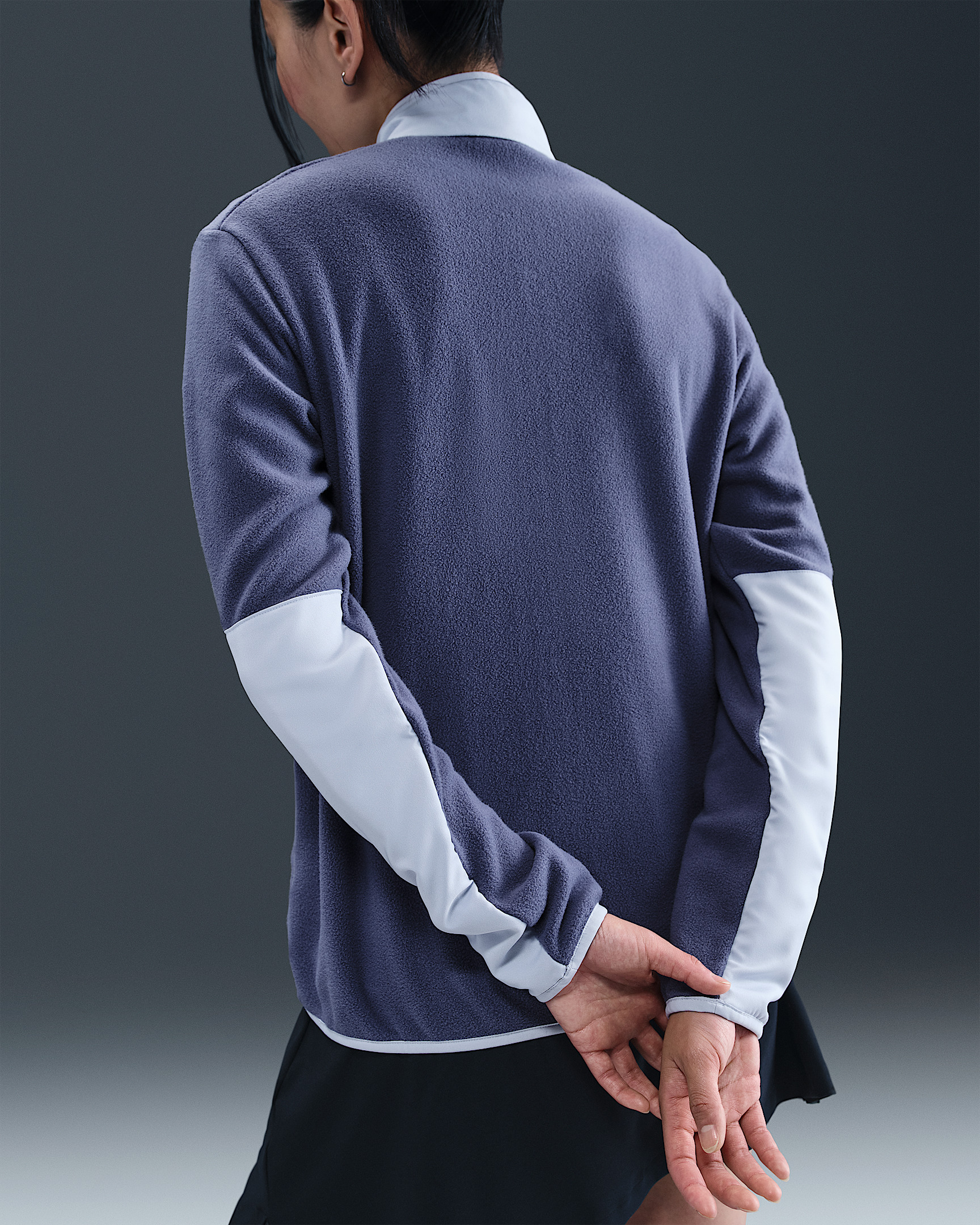 Nike Therma-FIT Victory Women's Long-Sleeve 1/2-Zip Golf Top - 2