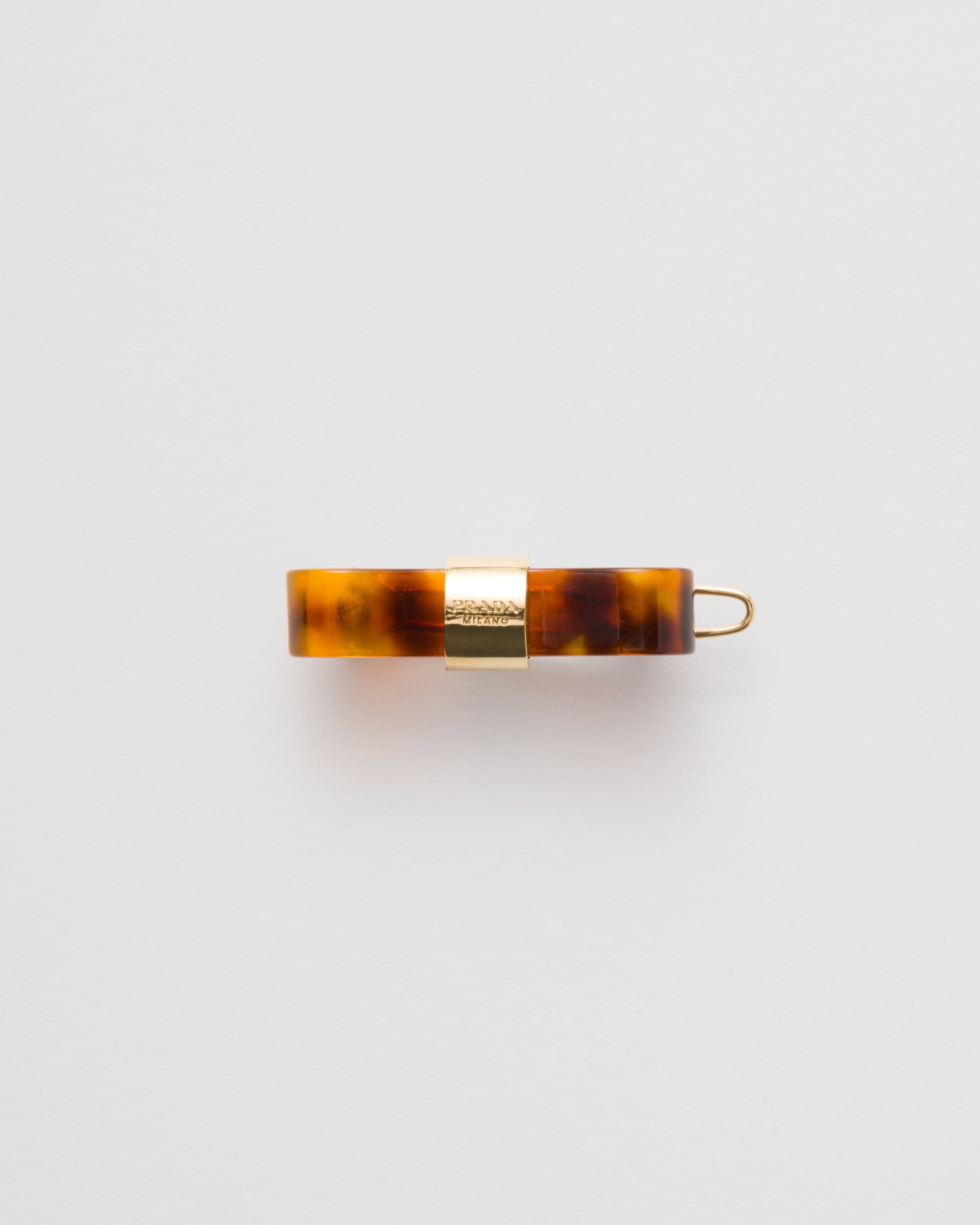 Plex and metal hair clip - 1