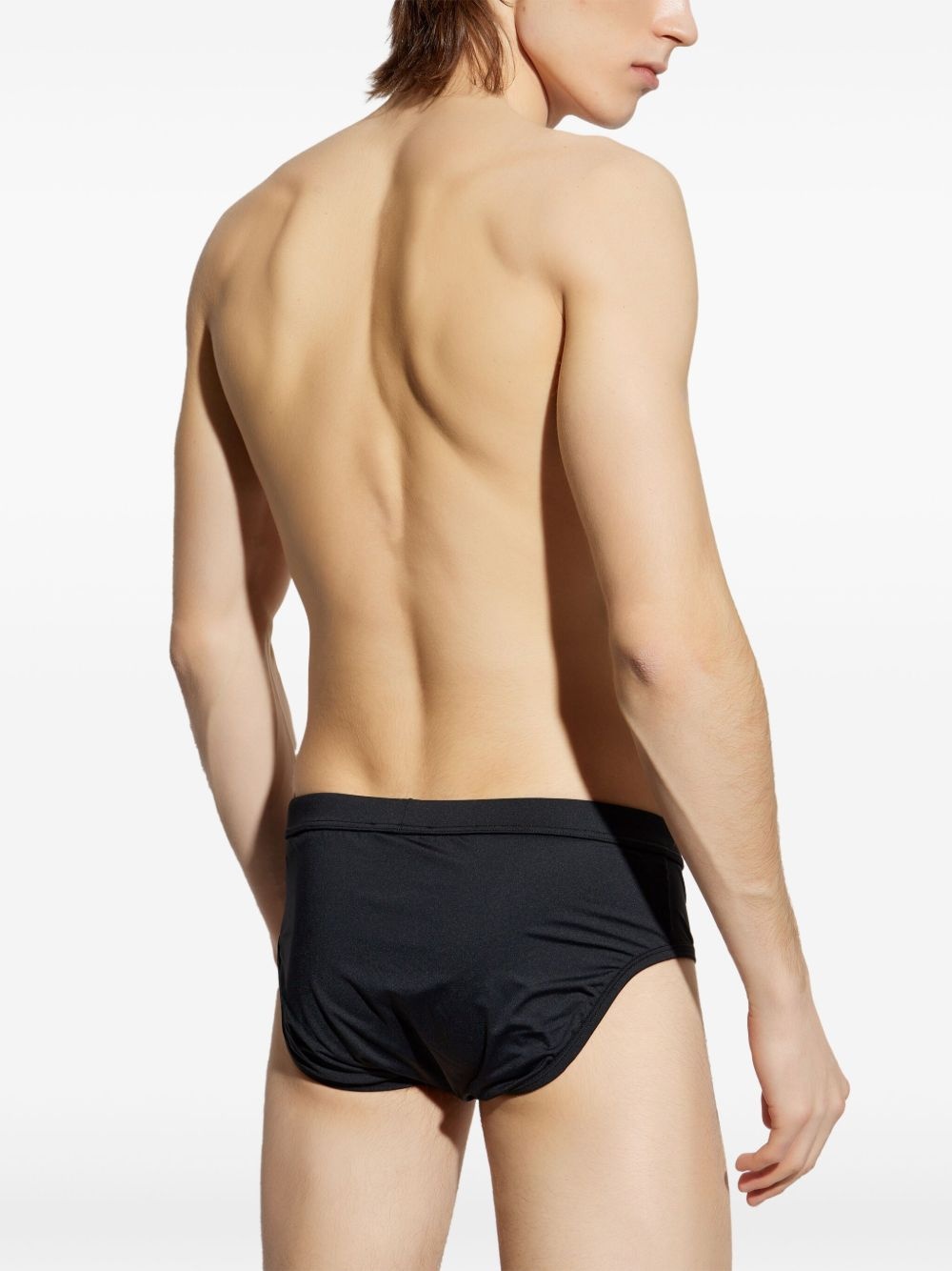 logo-embroidered swim briefs - 3