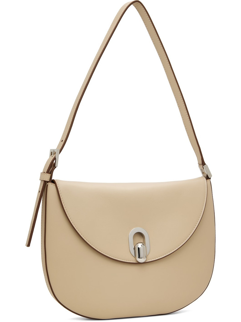 SAVETTE Beige Small Tondo Bag outlook