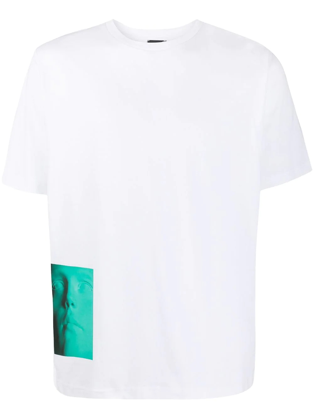 face print T-shirt  - 1