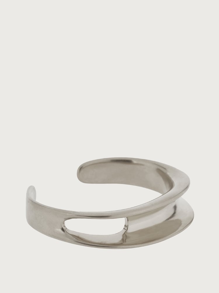 ASYMMETRICAL SCULPTURAL BRACELET - L - 1
