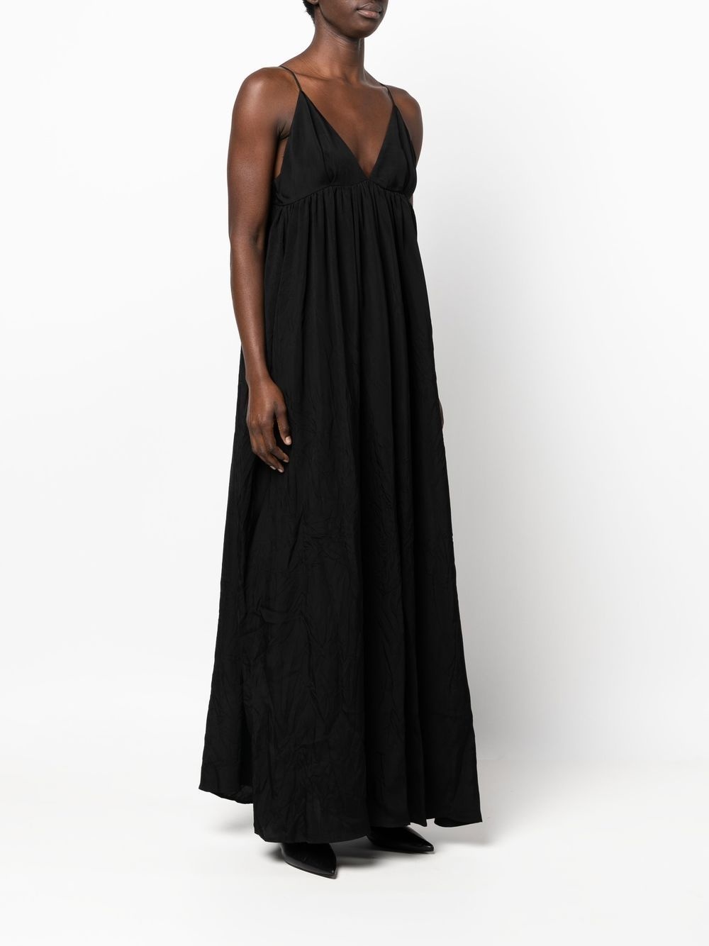 V-neck empire-line maxi dress - 3