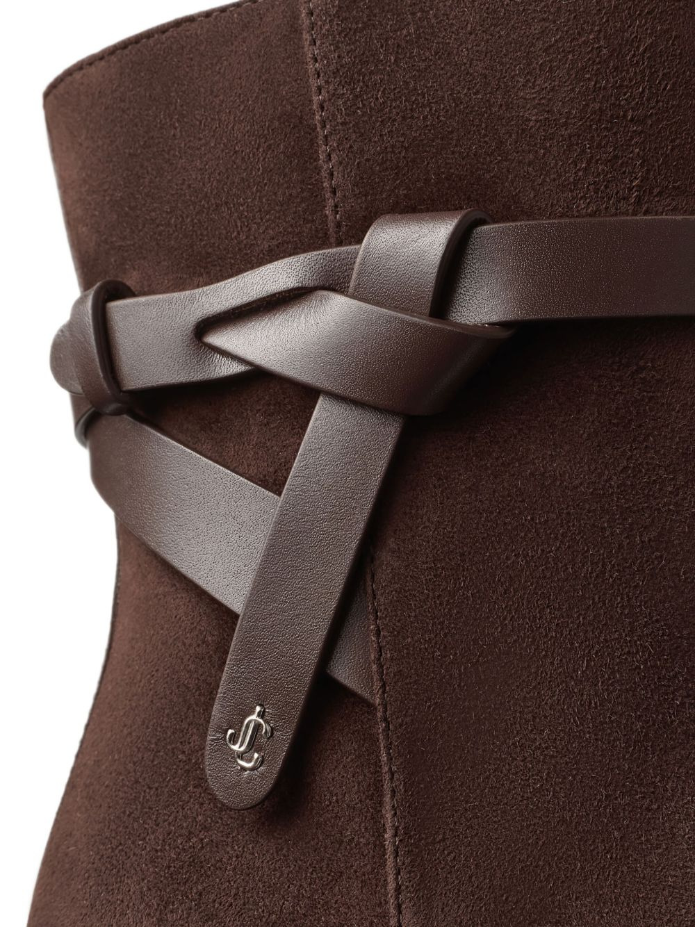 60mm Lawton knotted-strap leather boots - 4